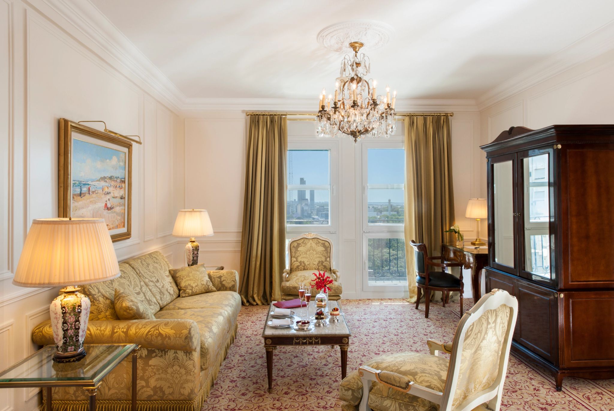 Prestige Luxury Suite sala de estar - suite com sala - suite espaçosa