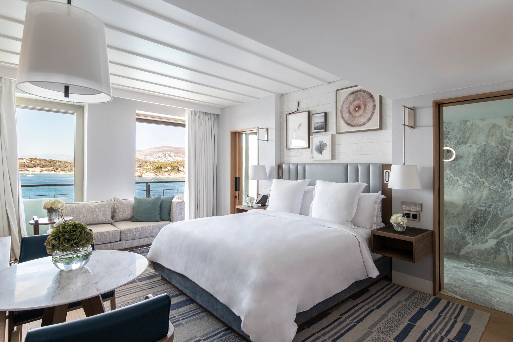 Arion Sea View cama king - quarto vista mar - quarto de luxo