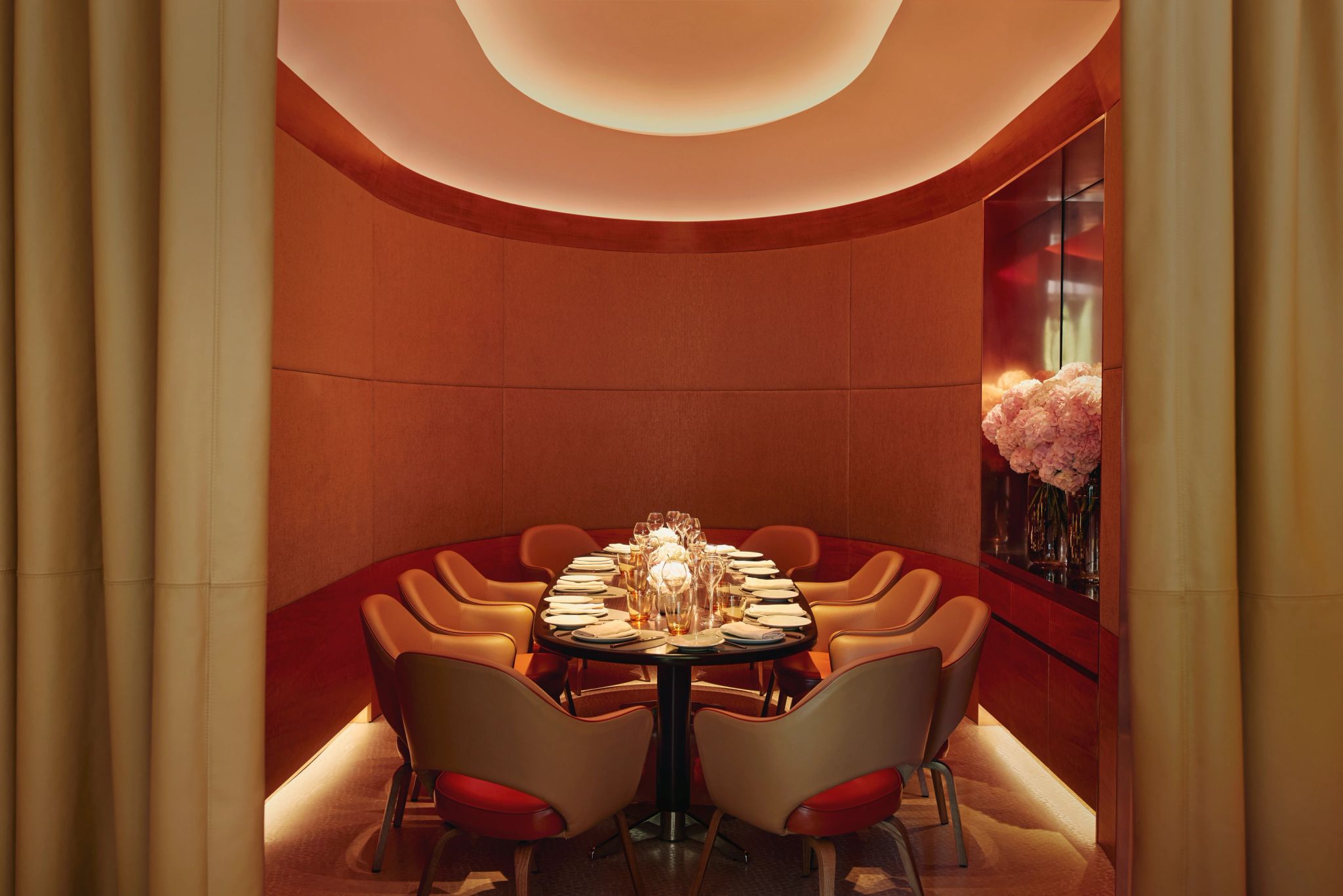 sala de jantar - jantar privativo - design de luxo – alta gastronomia - restaurantes de londres