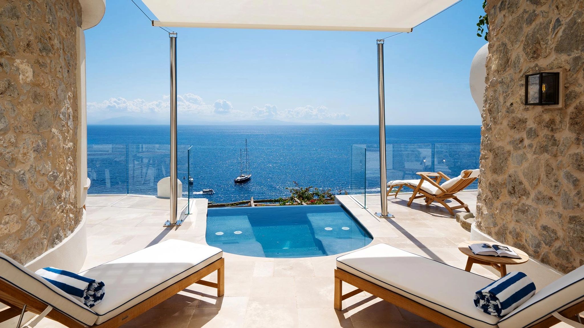 Premium Suite Sea View Pool piscina privativa - piscina frente mar - banho de sol