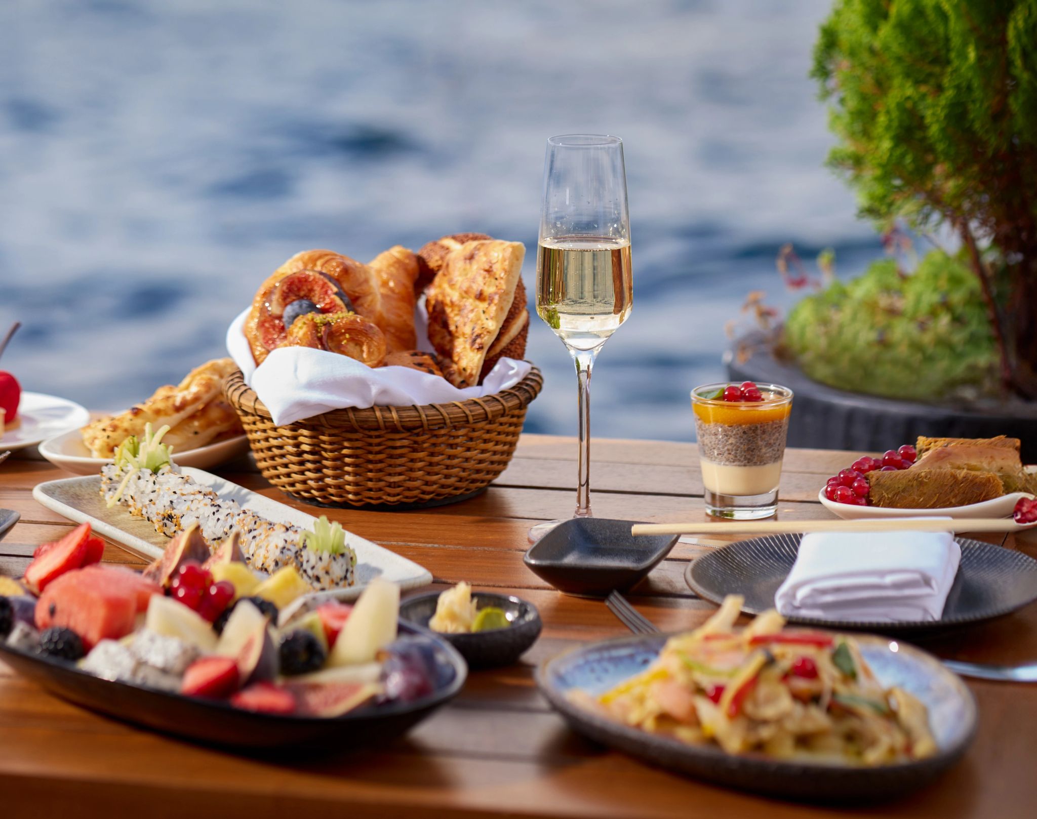 pratos gourmet - almoço beira mar - almoço ao ar livre