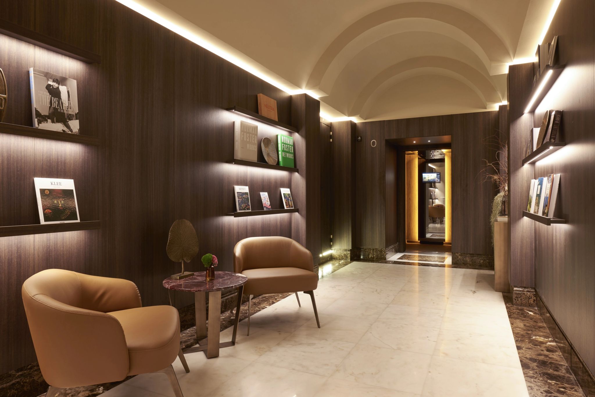 areas comuns hotel - sala de estar - poltrona confortavel