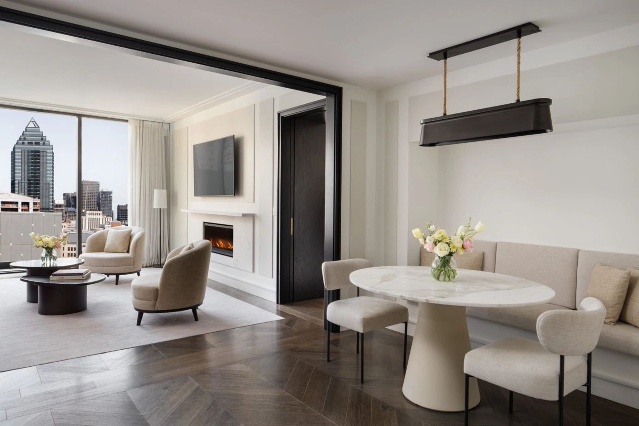 Signature One Bedroom Suite sala de estar - suite com vista - signature suite