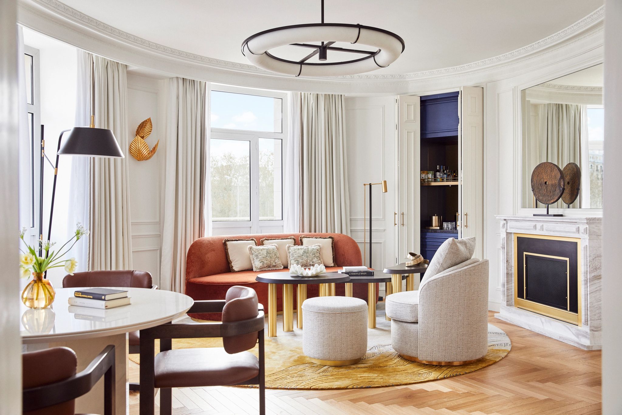 Neptuno One Bedroom Suite King Fountain View sala de estar - sala chique - suite com sala