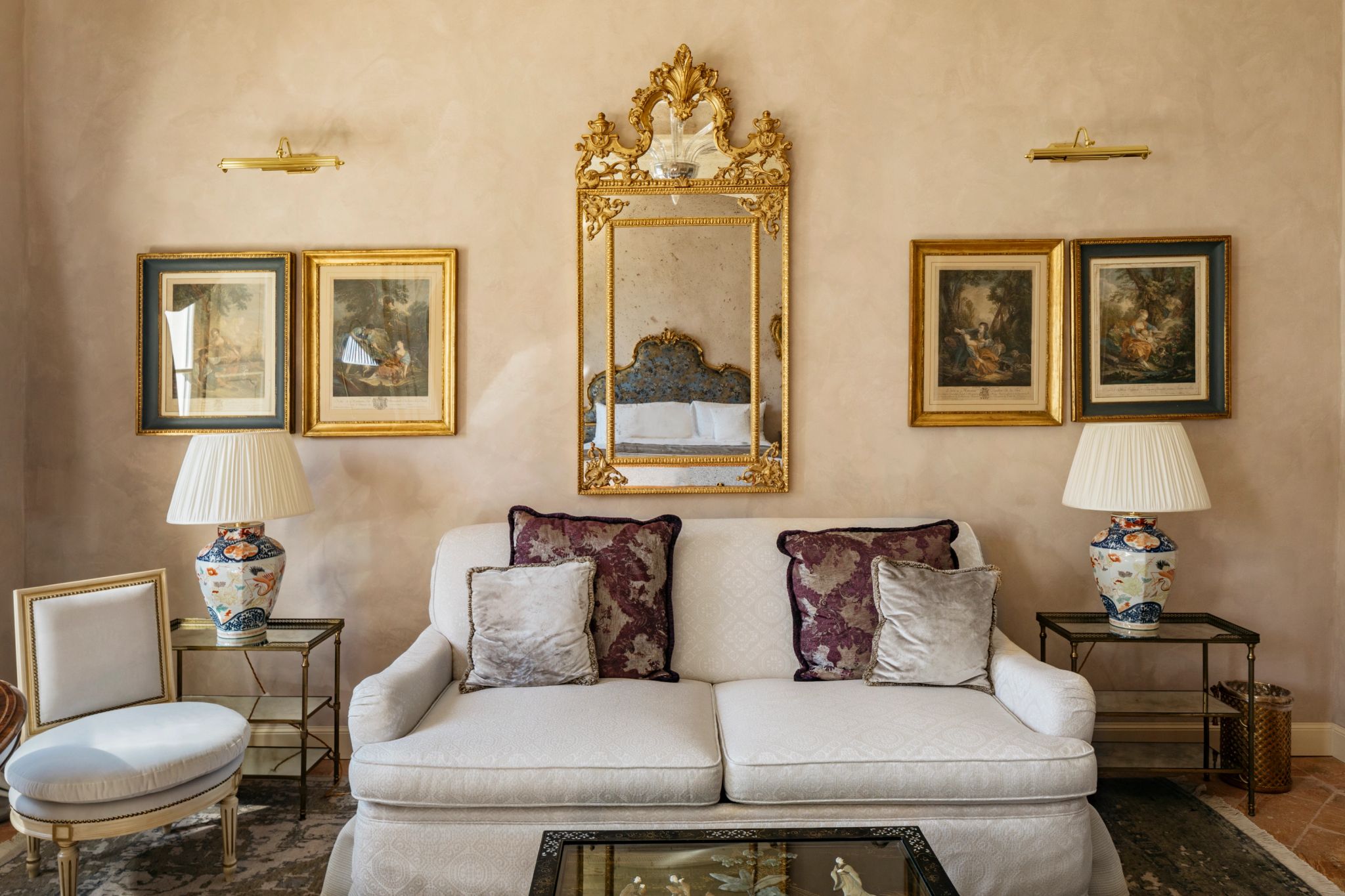 Junior Suite in the Villa Lake View area de estar – suite com sala – suite de luxo