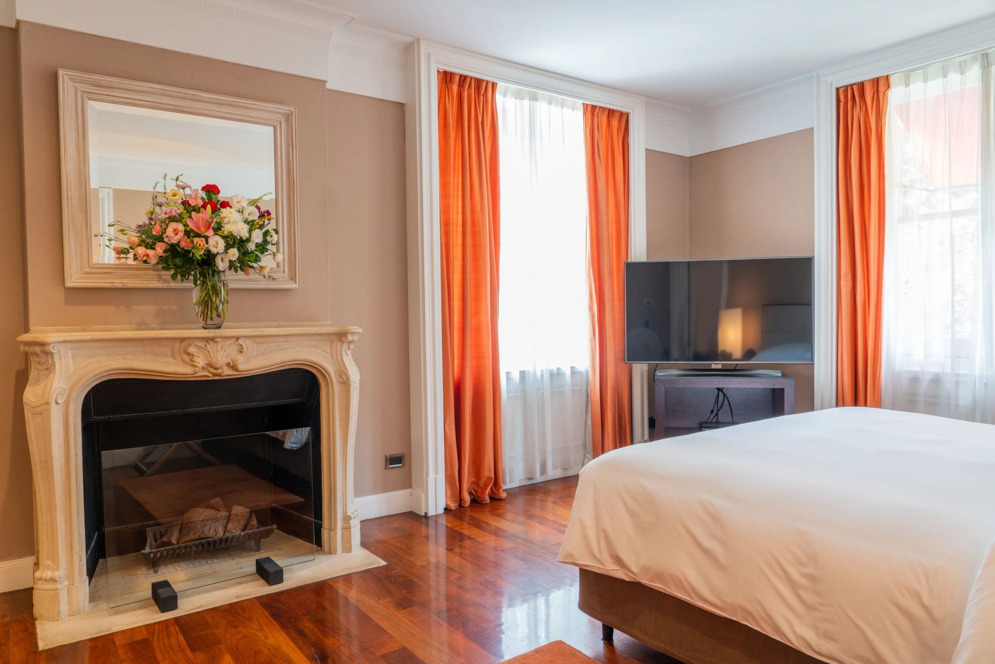 suite com lareira - executive suite palace