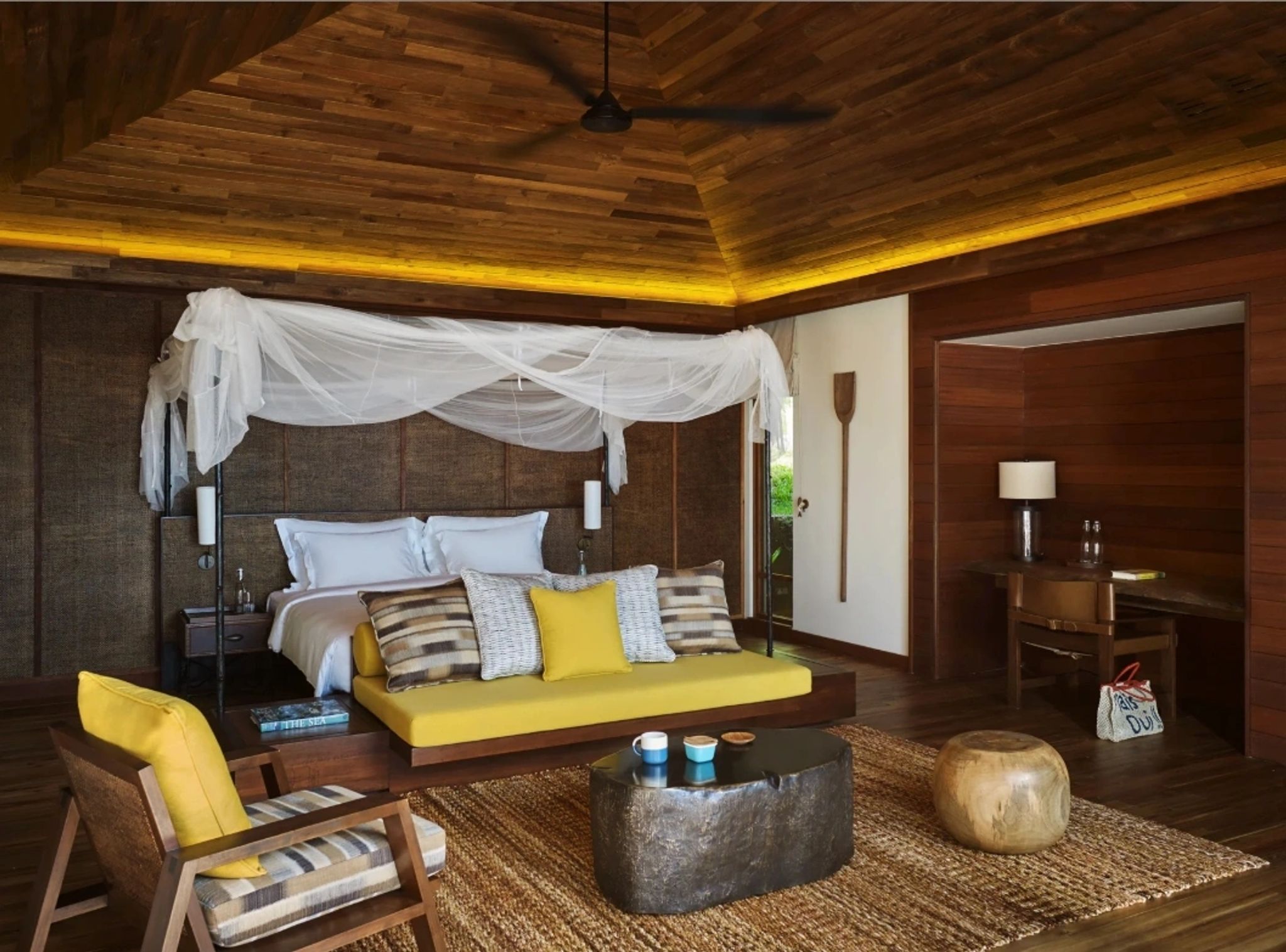 sala estar villa familia - living dois quartos - area estar seychelles 