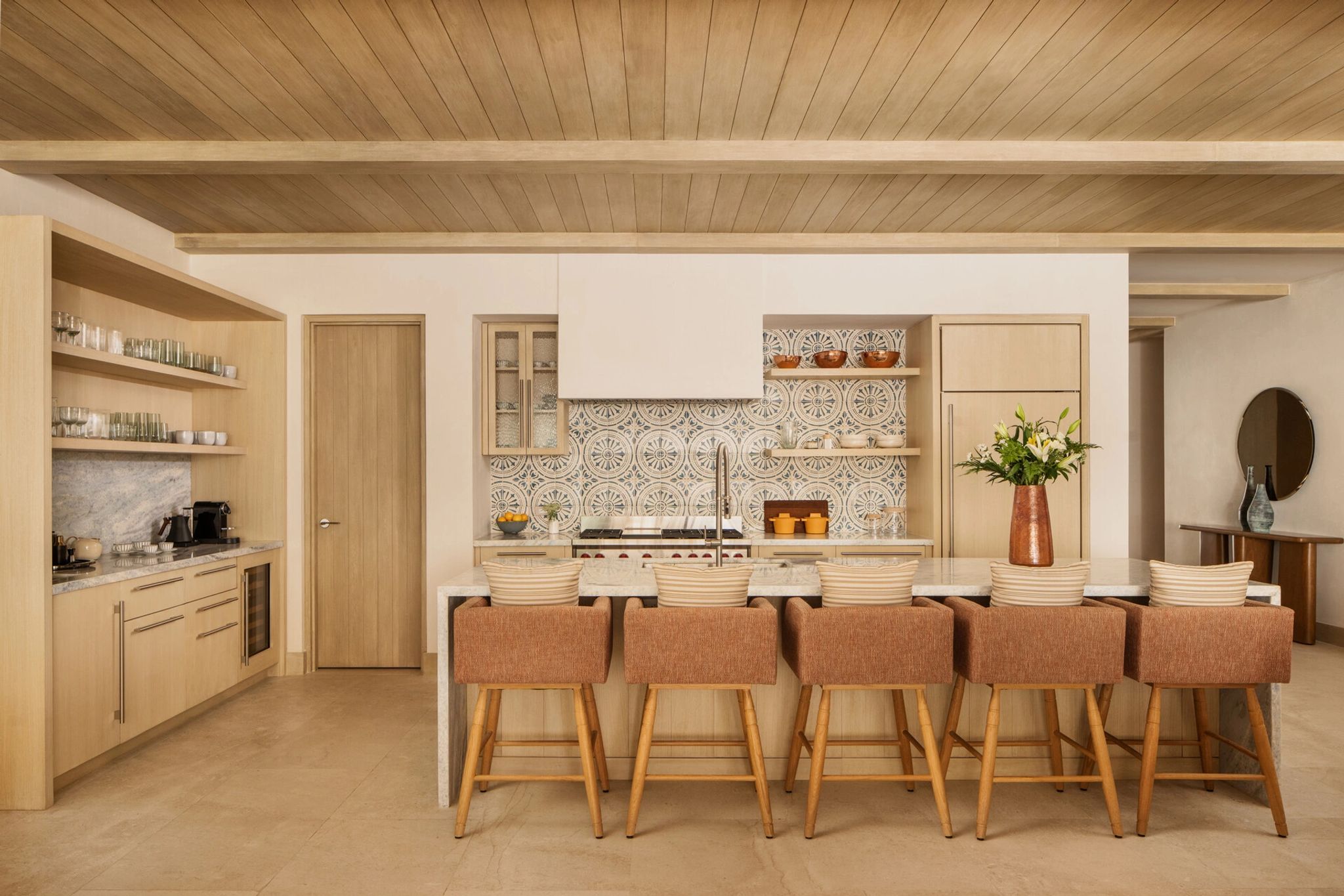 Oceanfront Five Bedroom Residence Pool sala de jantar - area gourmet - cozinha equipada