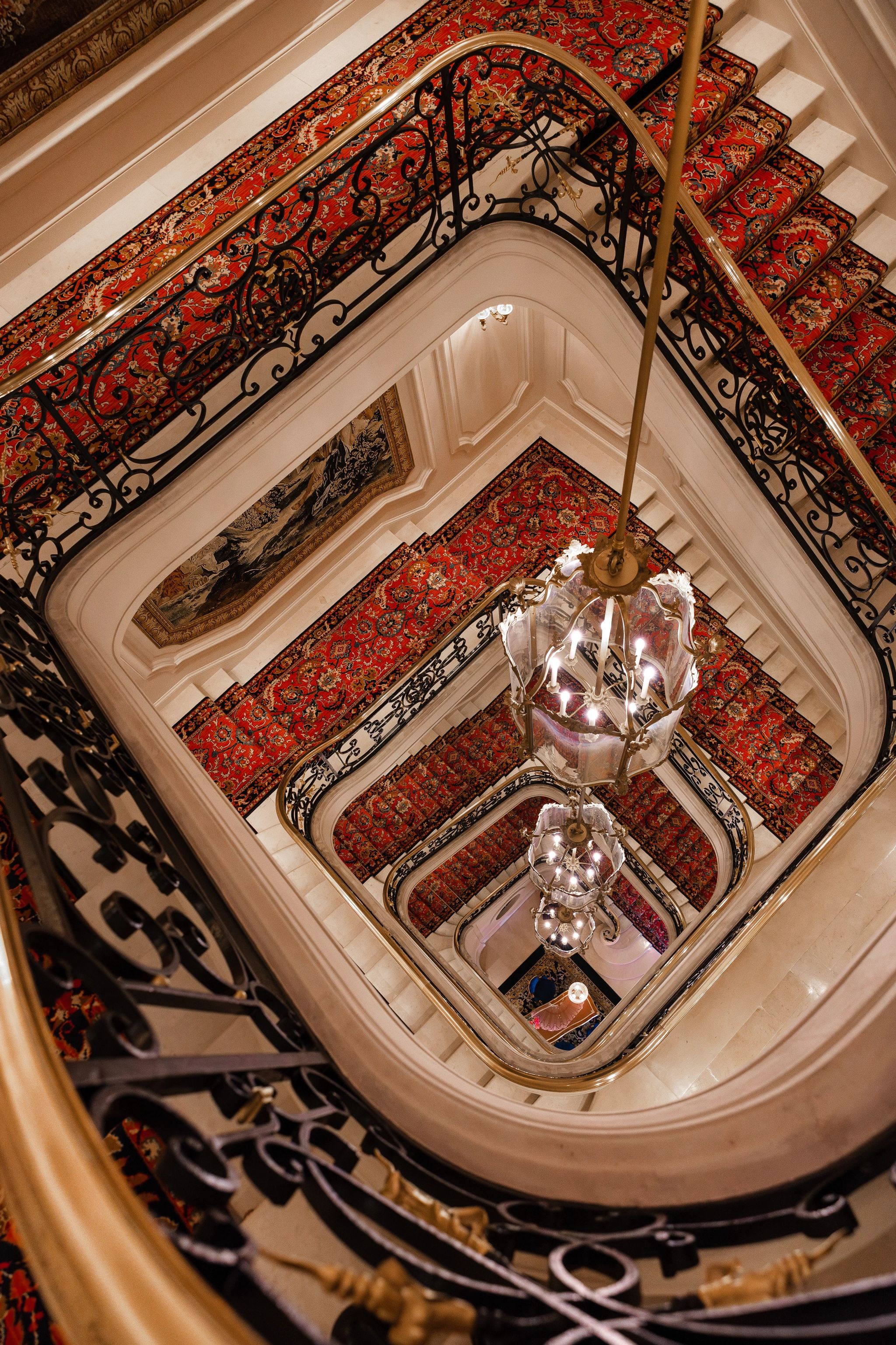 Ritz Paris lobby hotel - hotel palace paris - escadaria classica