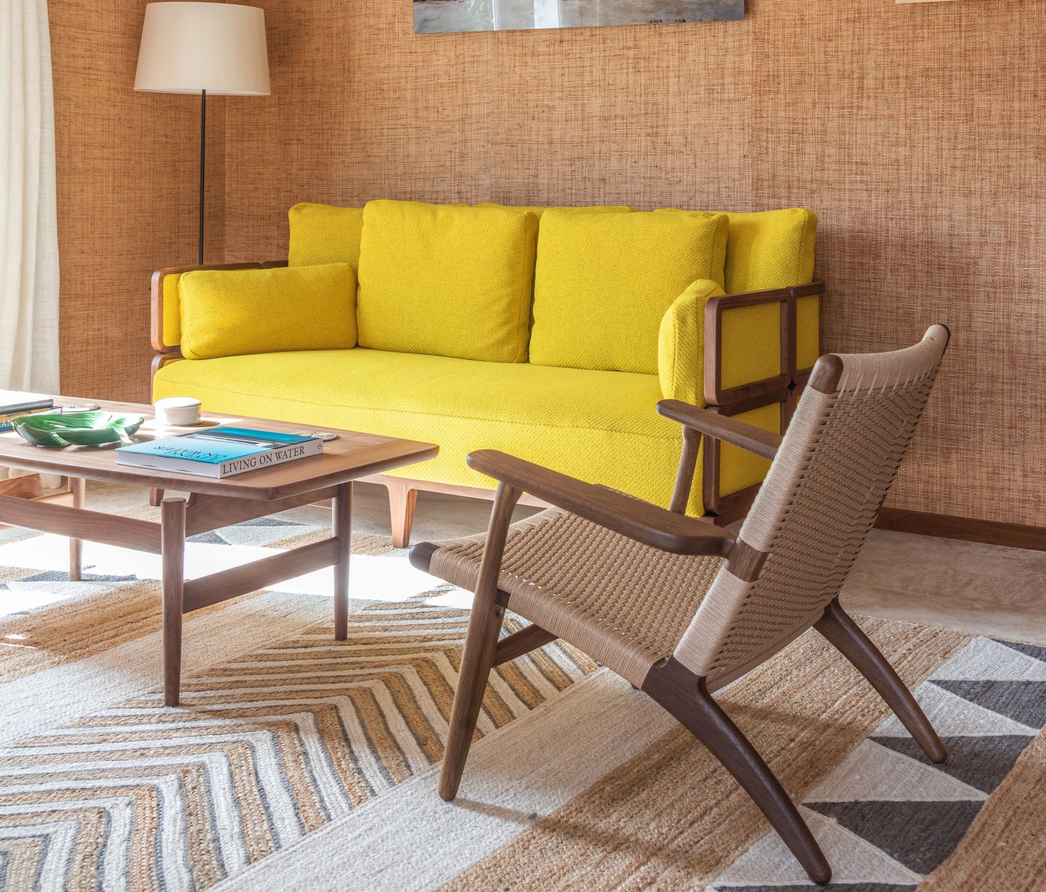 Rock Suite Treetops - Jeanne Le Menn sala de estar – design de luxo – suite exclusiva