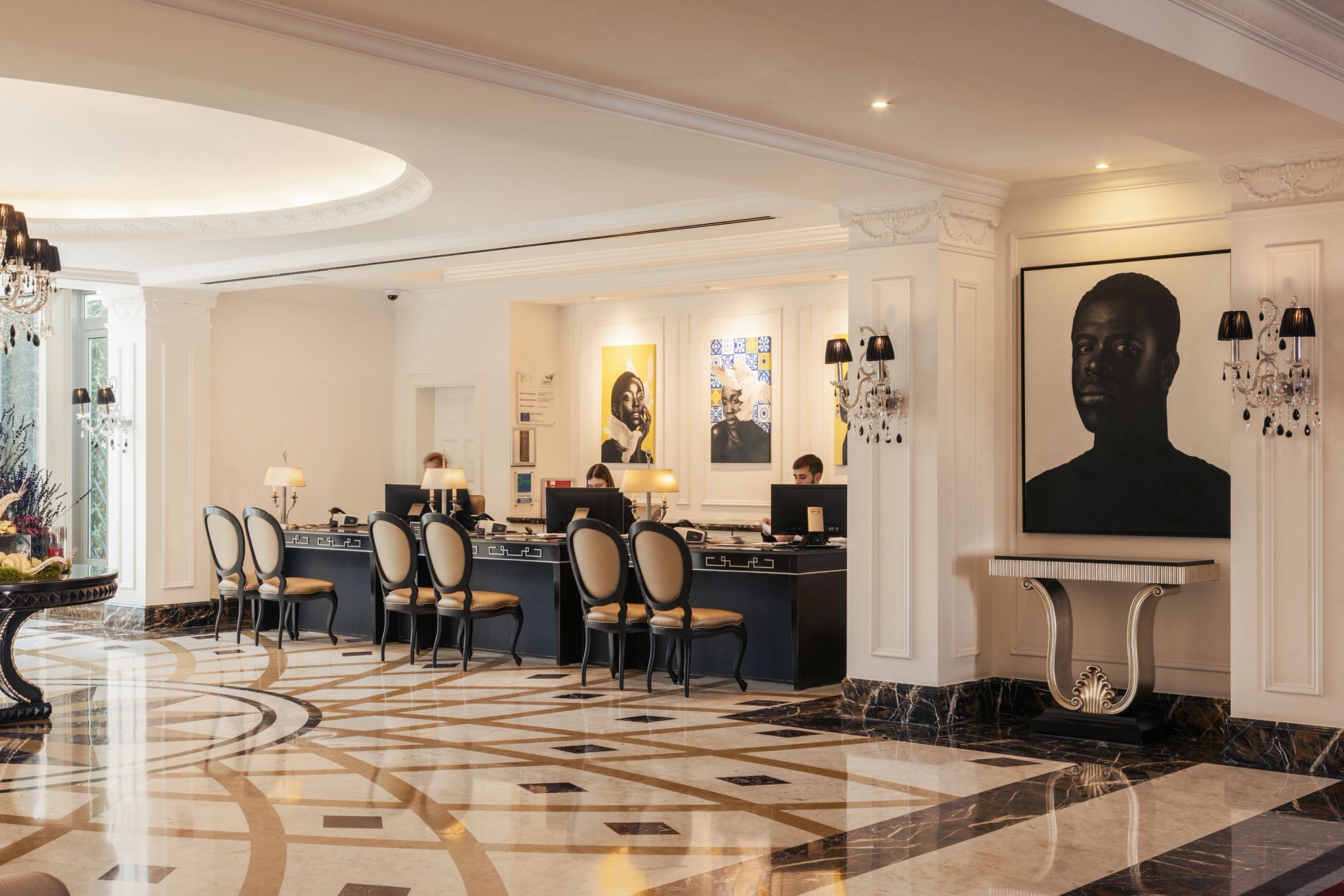 lobby de hotel - recepçao hotel - decoraçao classica