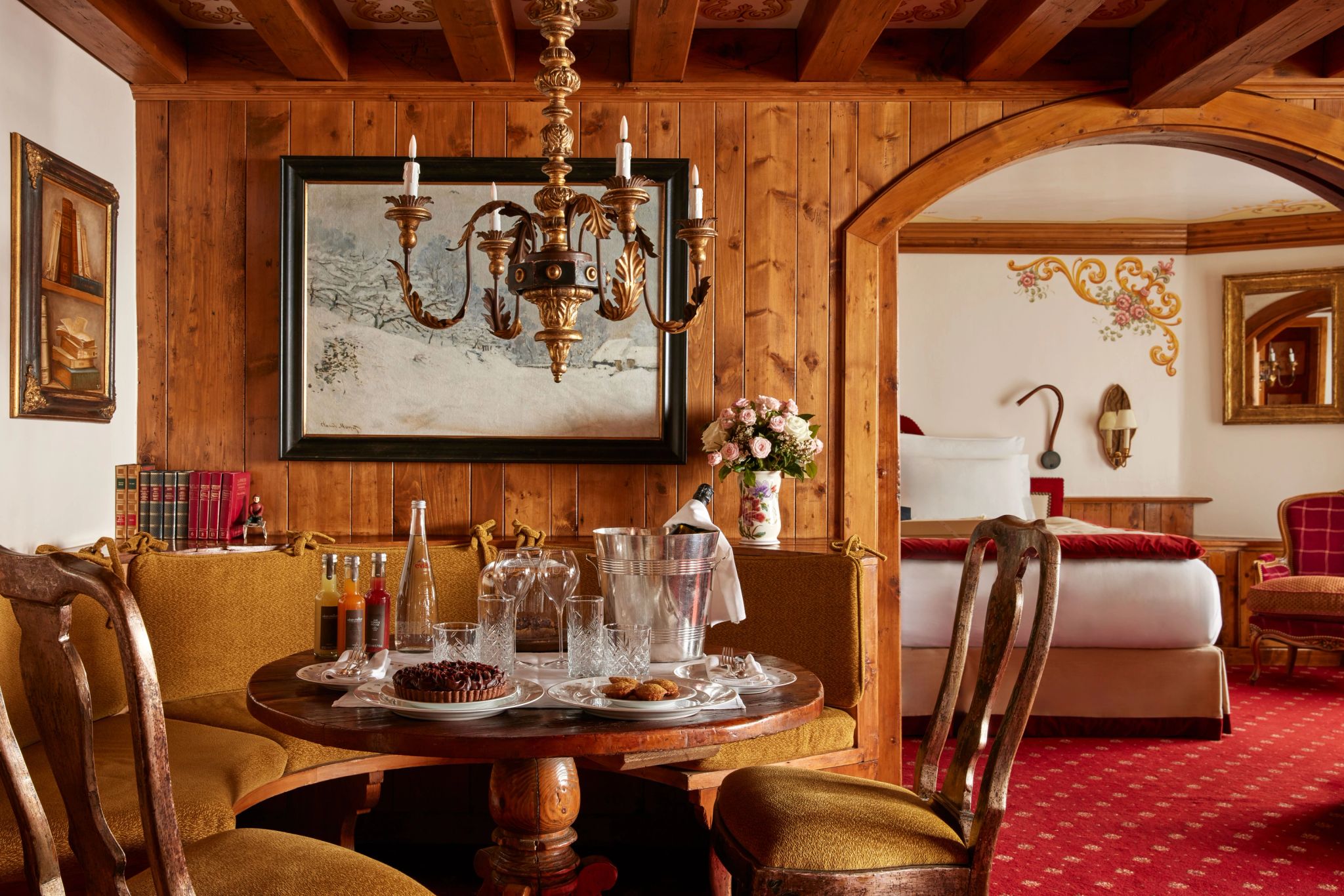 Les Airelles Courchevel jantar no hotel - alta gastronomia