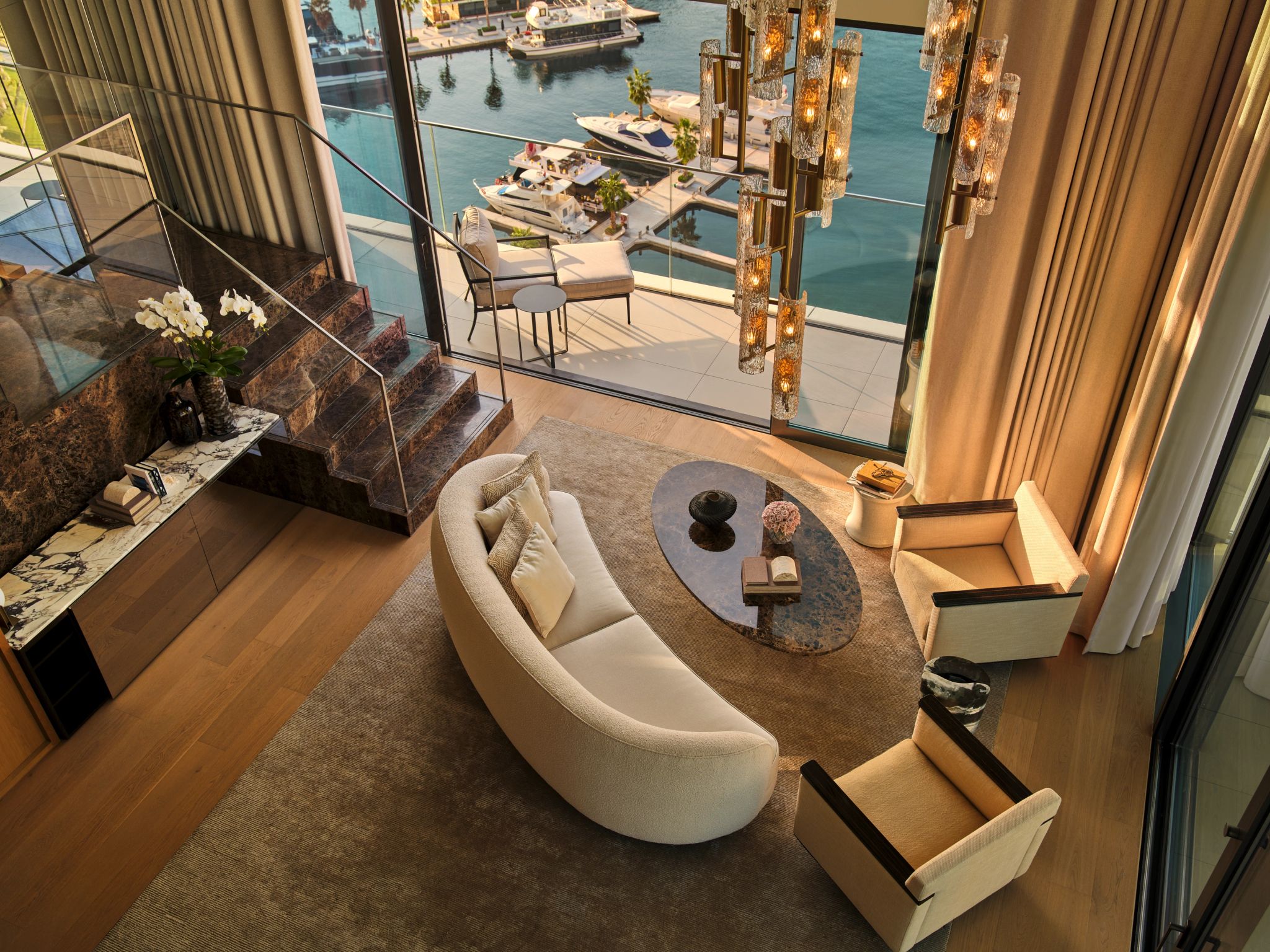 suite dois andares – vista panoramica – sala de estar