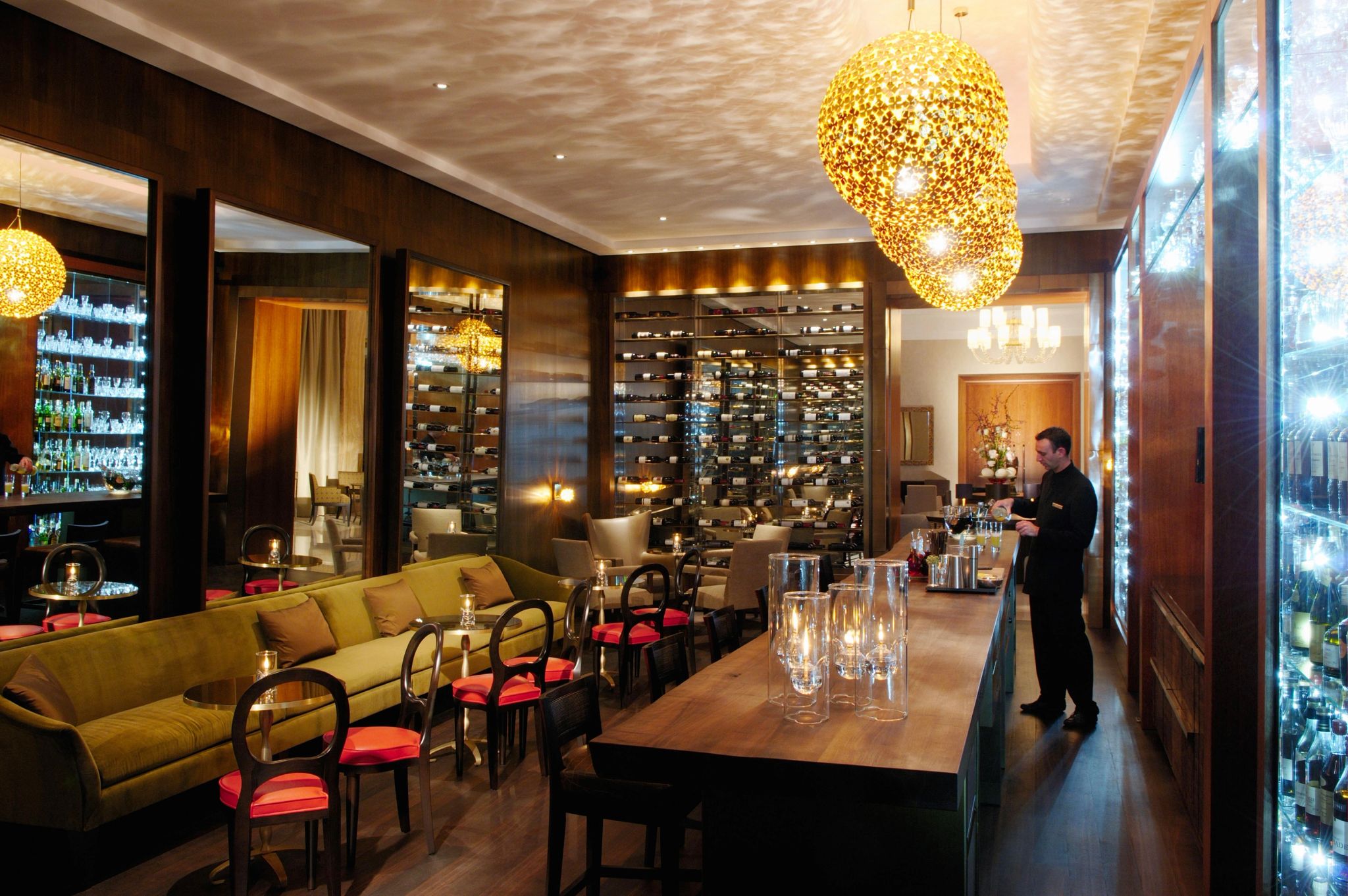restaurante do hotel – bar de luxo - coqueteis