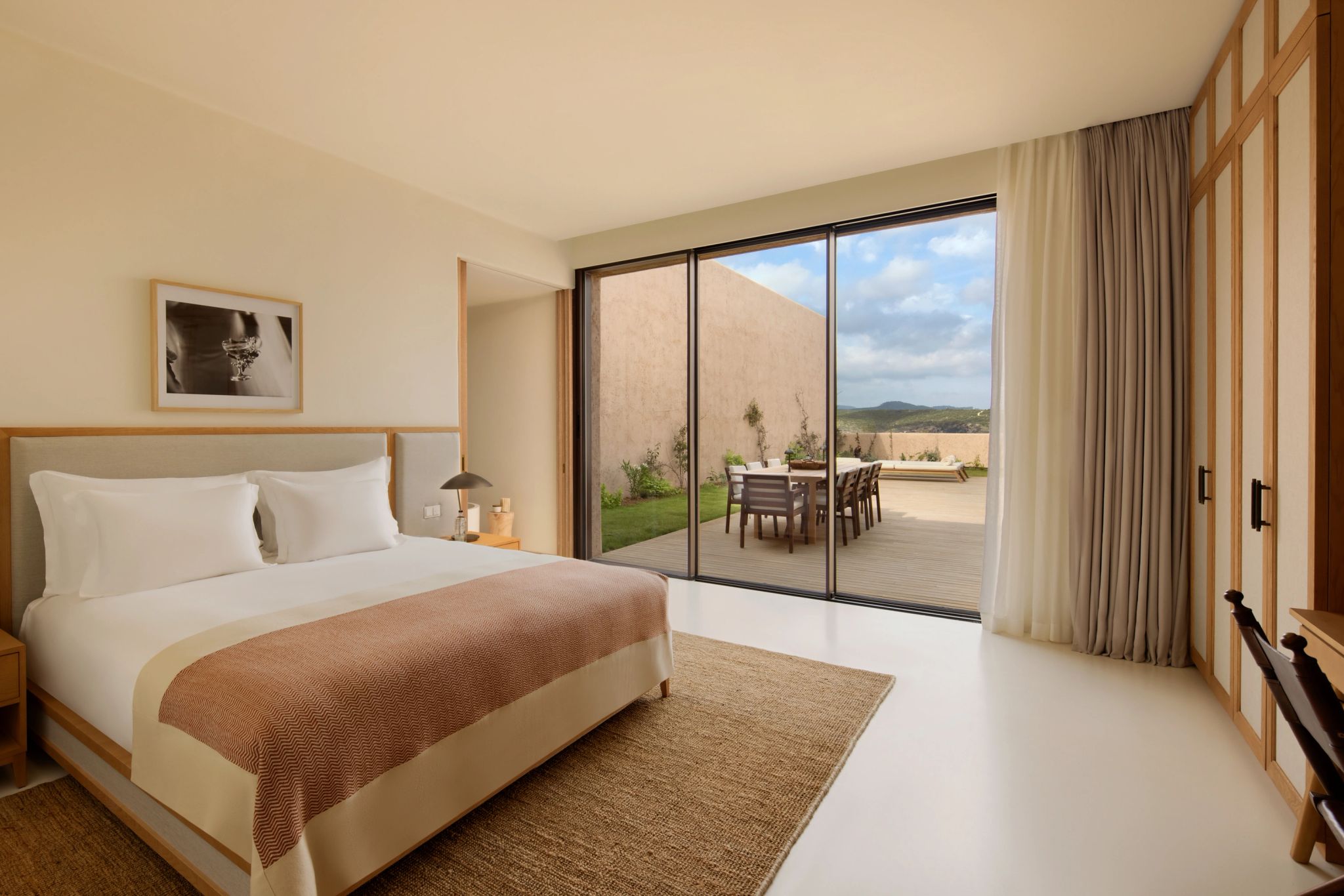 Three Bedroom Residence suite de luxo - sala de estar - vista panoramica