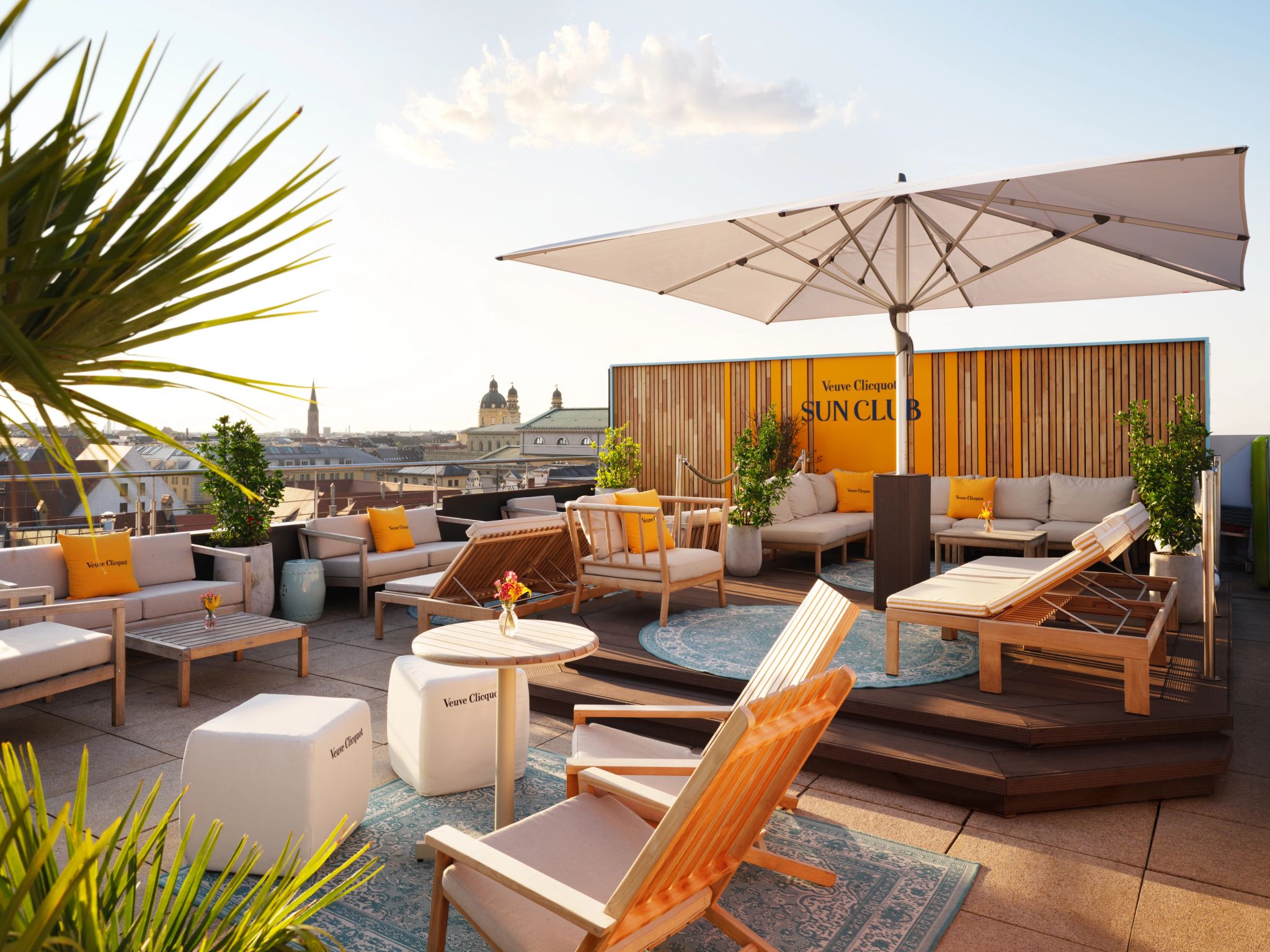 lounge rooftop luxo - hospedagem munique - mandarin oriental alemanha