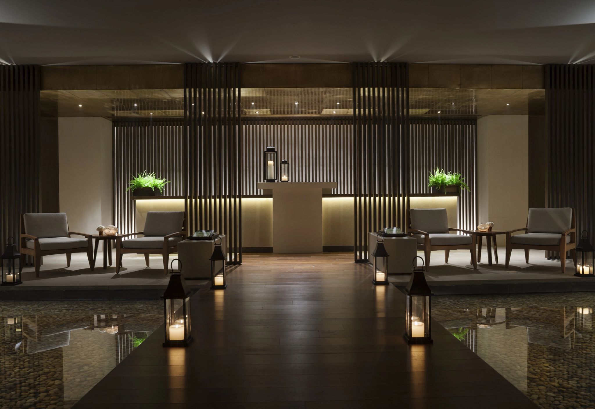 Spa do hotel  spa bem-estar – spa relaxante – design de luxo