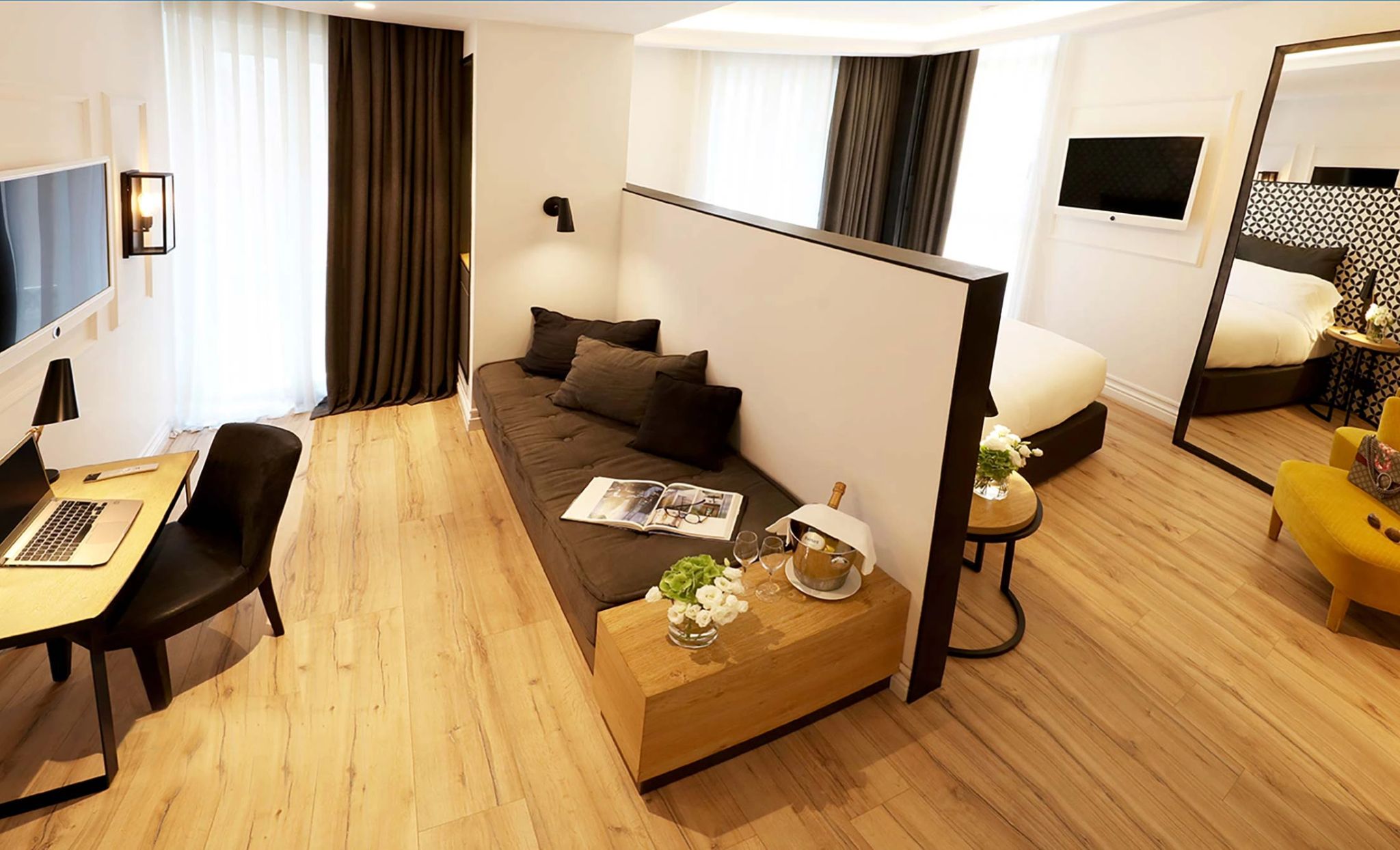 Junior Suite sala de estar - suite ampla - junior suite