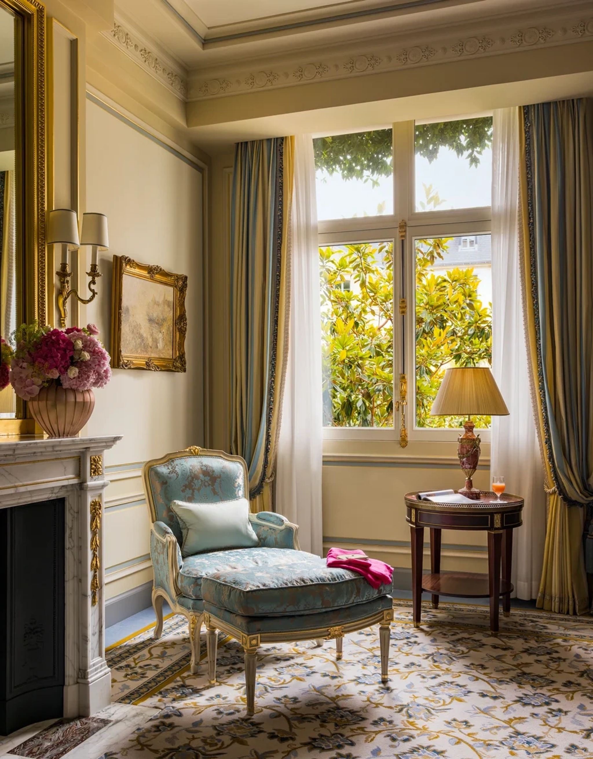 design luxo interior - suite com terraco paris - suite nupcial paris