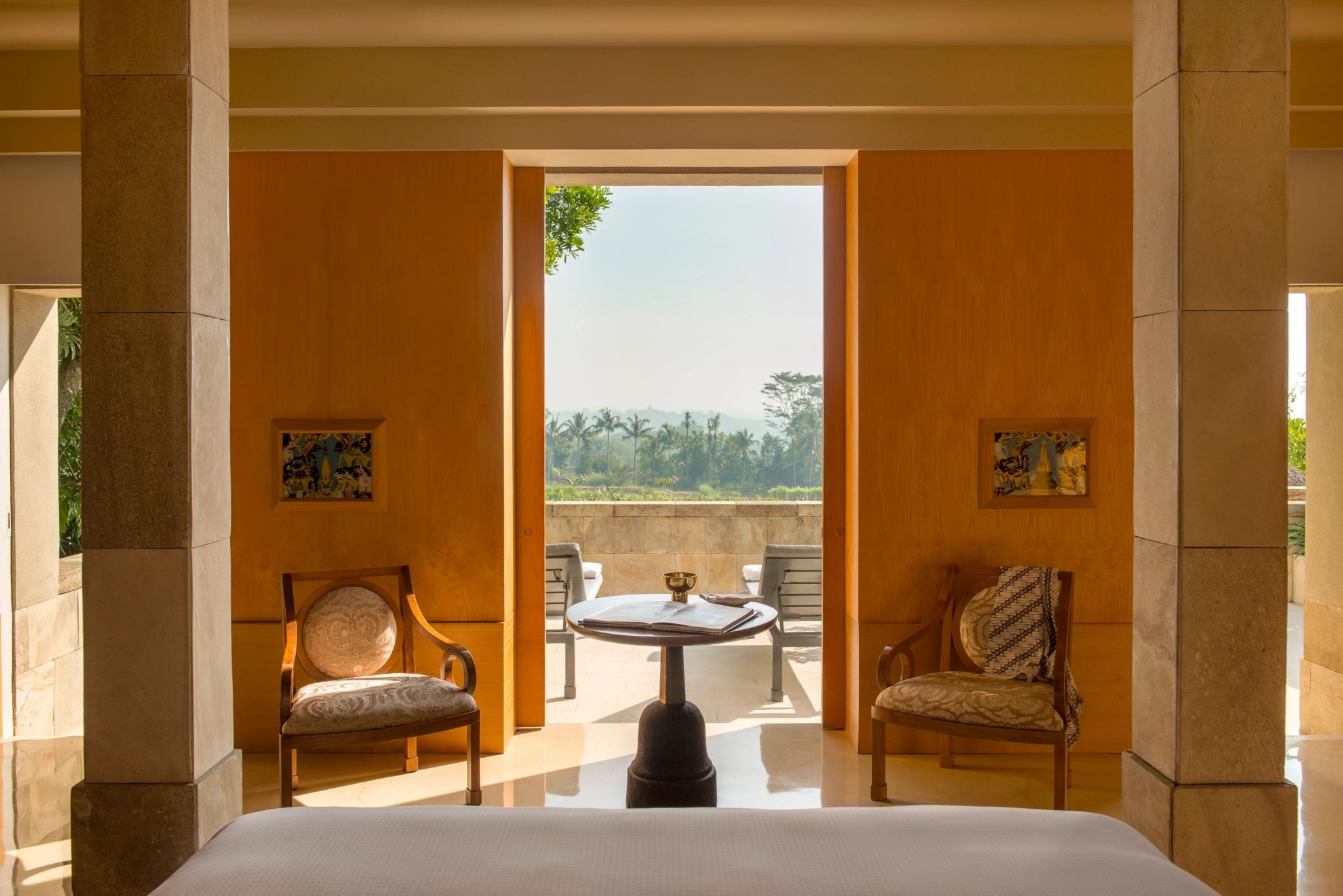 suite do hotel - vista privilegiada - cama de casal