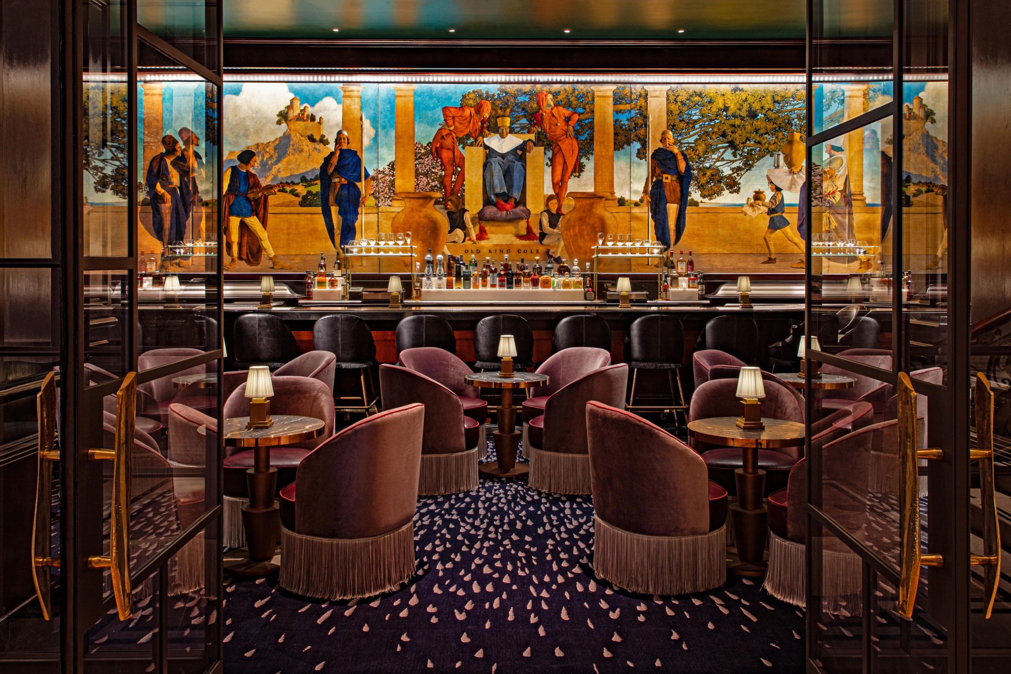 King Cole Bar bar de luxo – coqueteis exclusivos – lanches leves