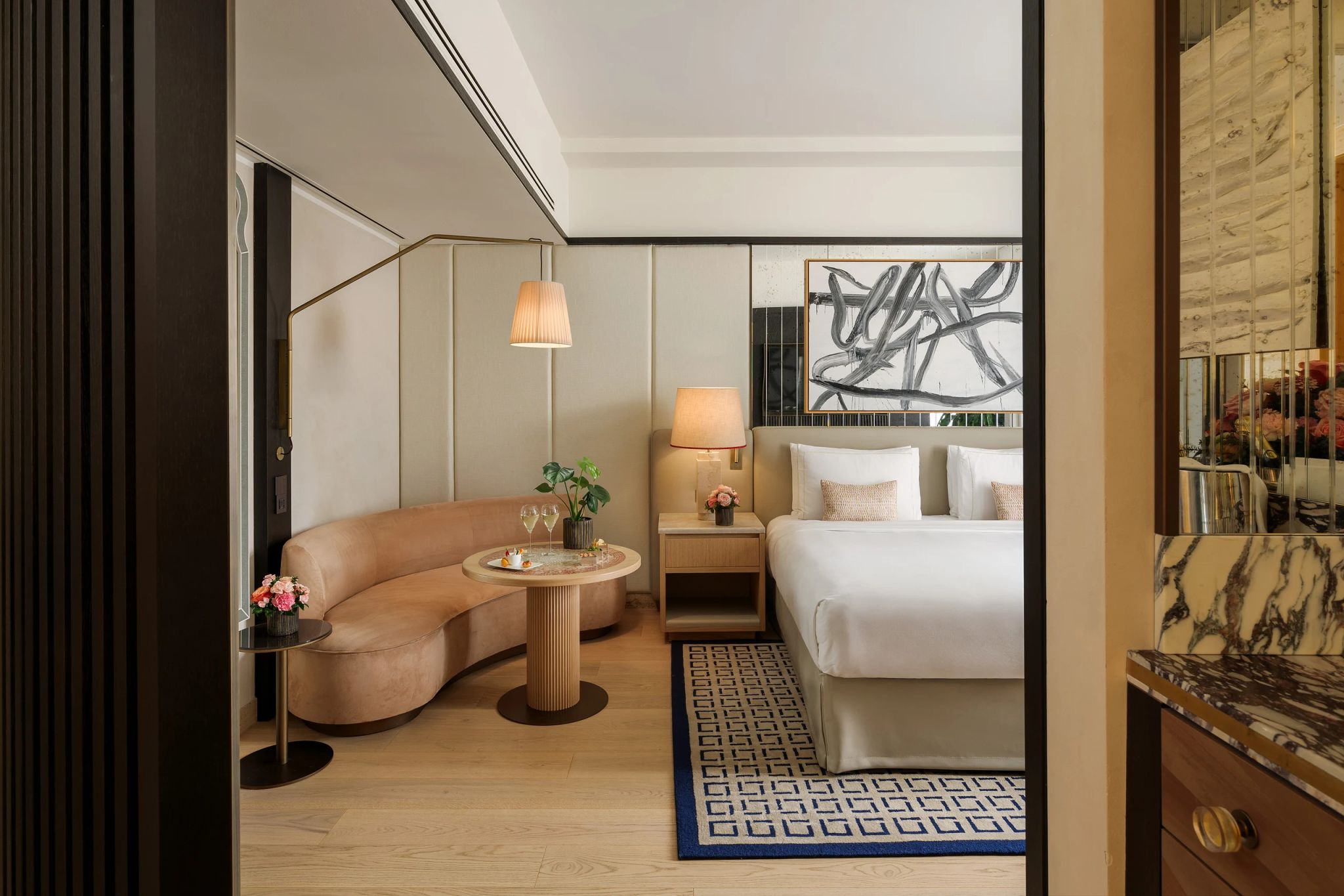 suite com sala – suite de casal – park hyatt milao 