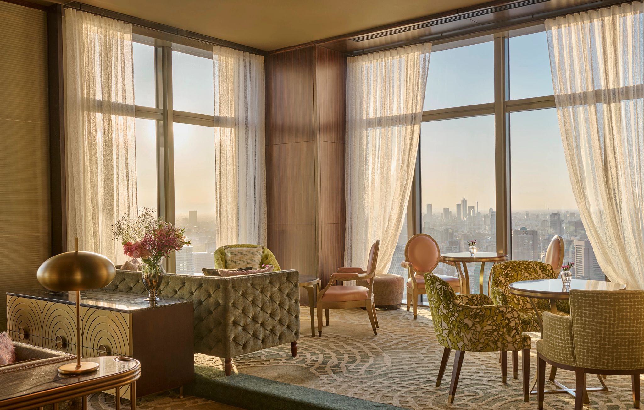 Restaurante Oriental Lounge  restaurante com vista – vista toquio – alta gastronomia