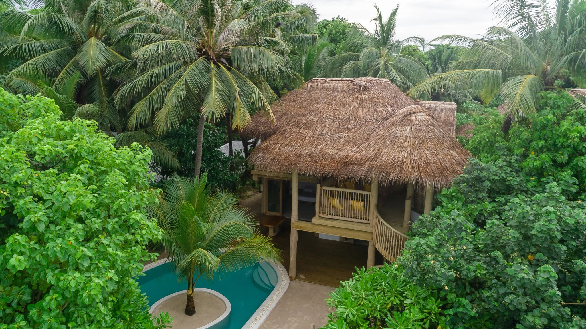 Two Bedroom Crusoe Residence Pool piscina privativa - resort exclusivo - hospedagem maldivas