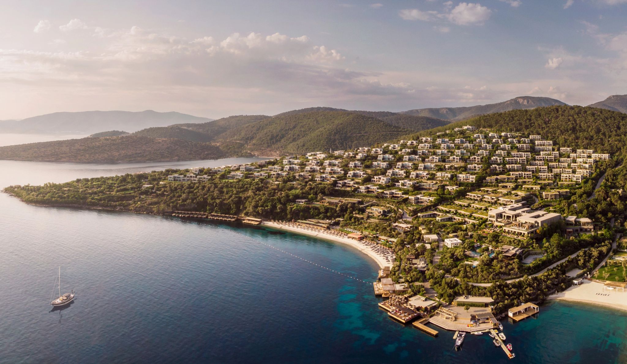 vista aerea - destino de praia - vista panoramica bodrum