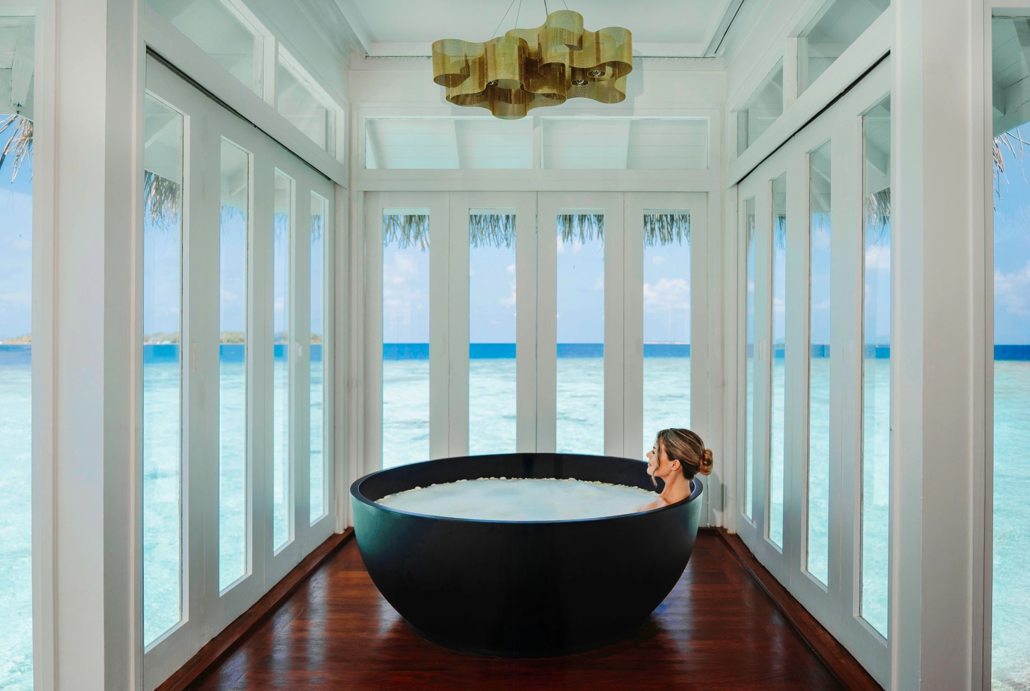 Anantara Spa banho relaxante - ritual de banho - piscina de imersao