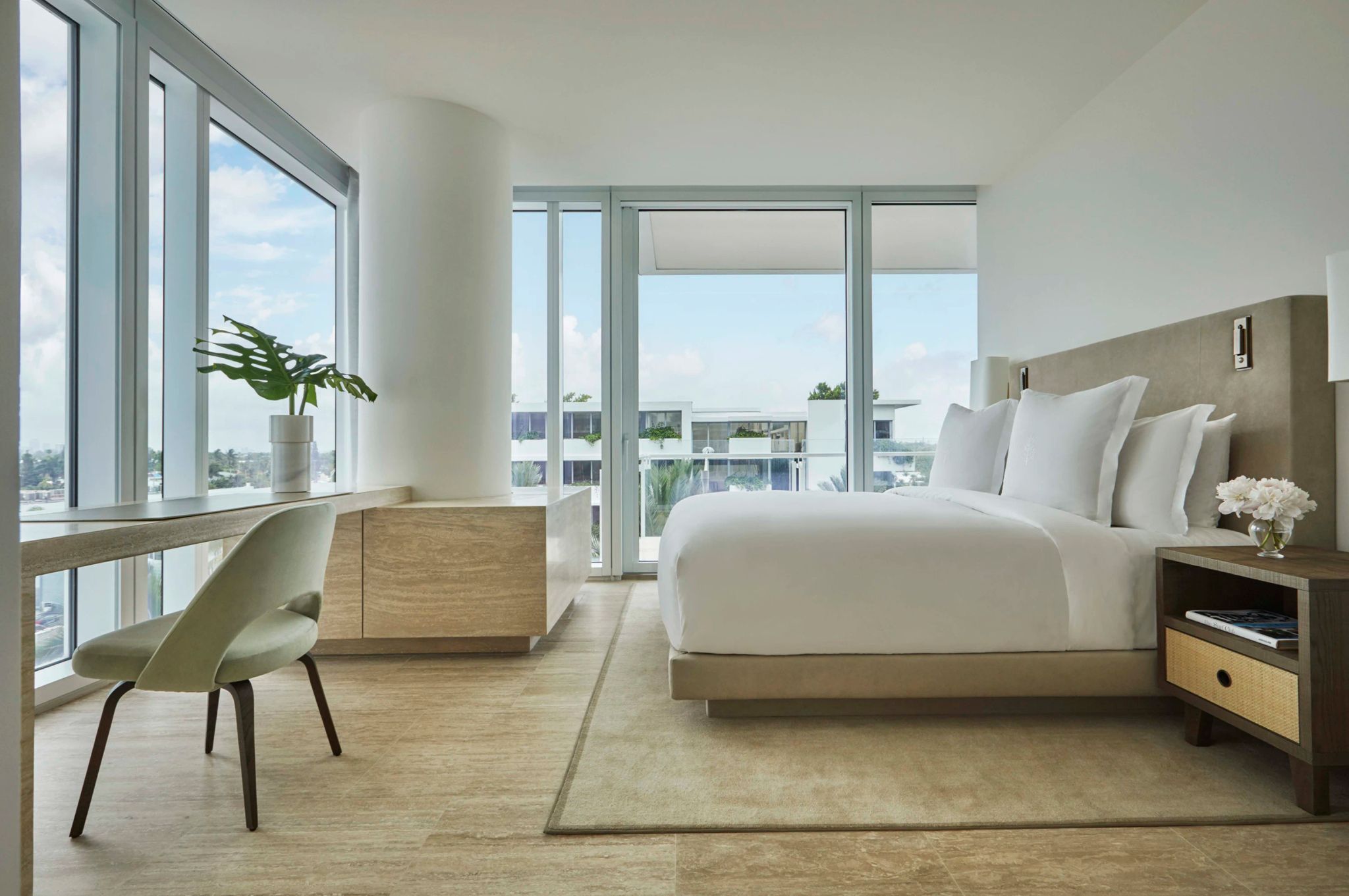 suite vista cidade - cidade de miami - decoraçao moderna - suite casal