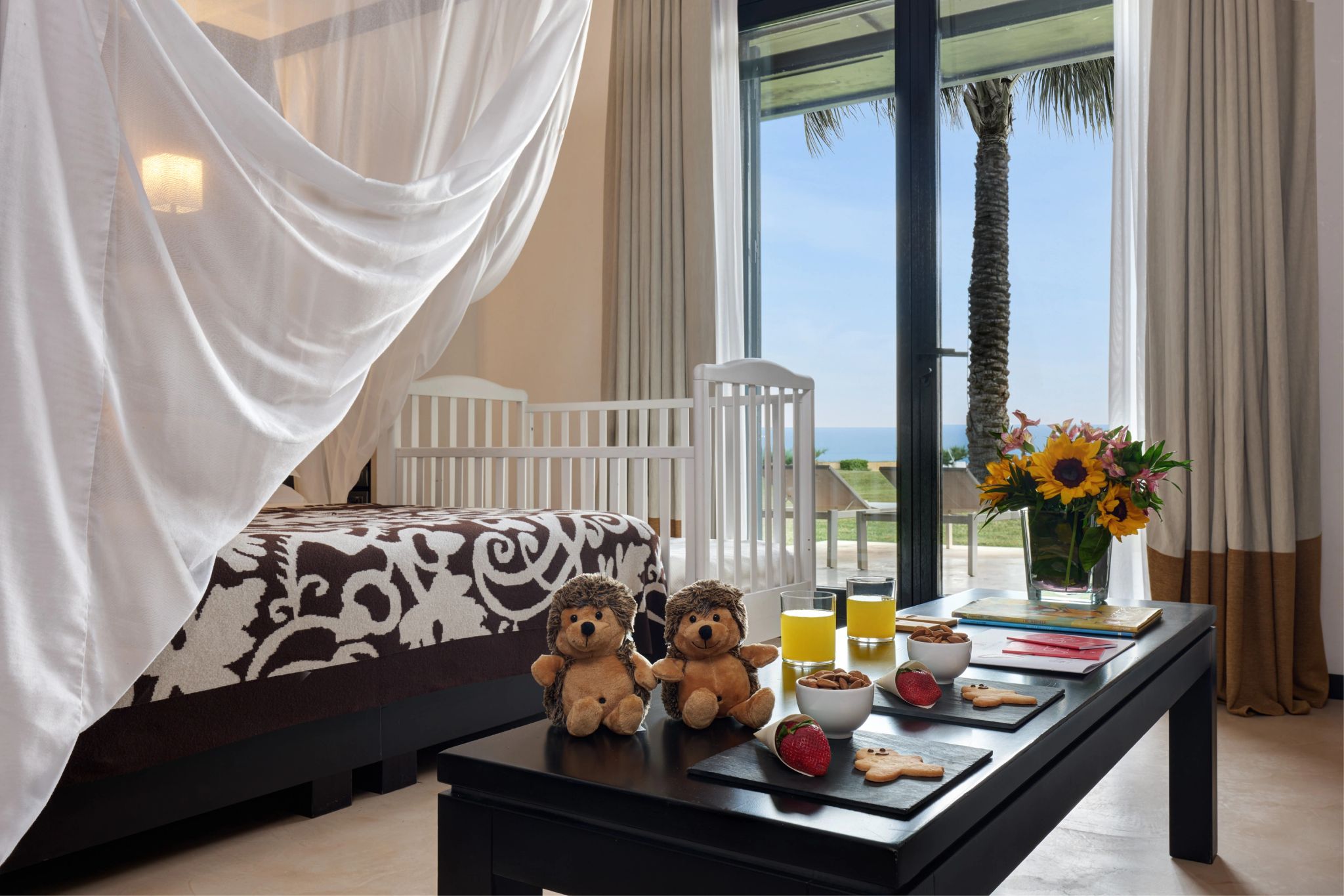 amenidades infantis – quarto com berço - quarto familia - quarto com terraço