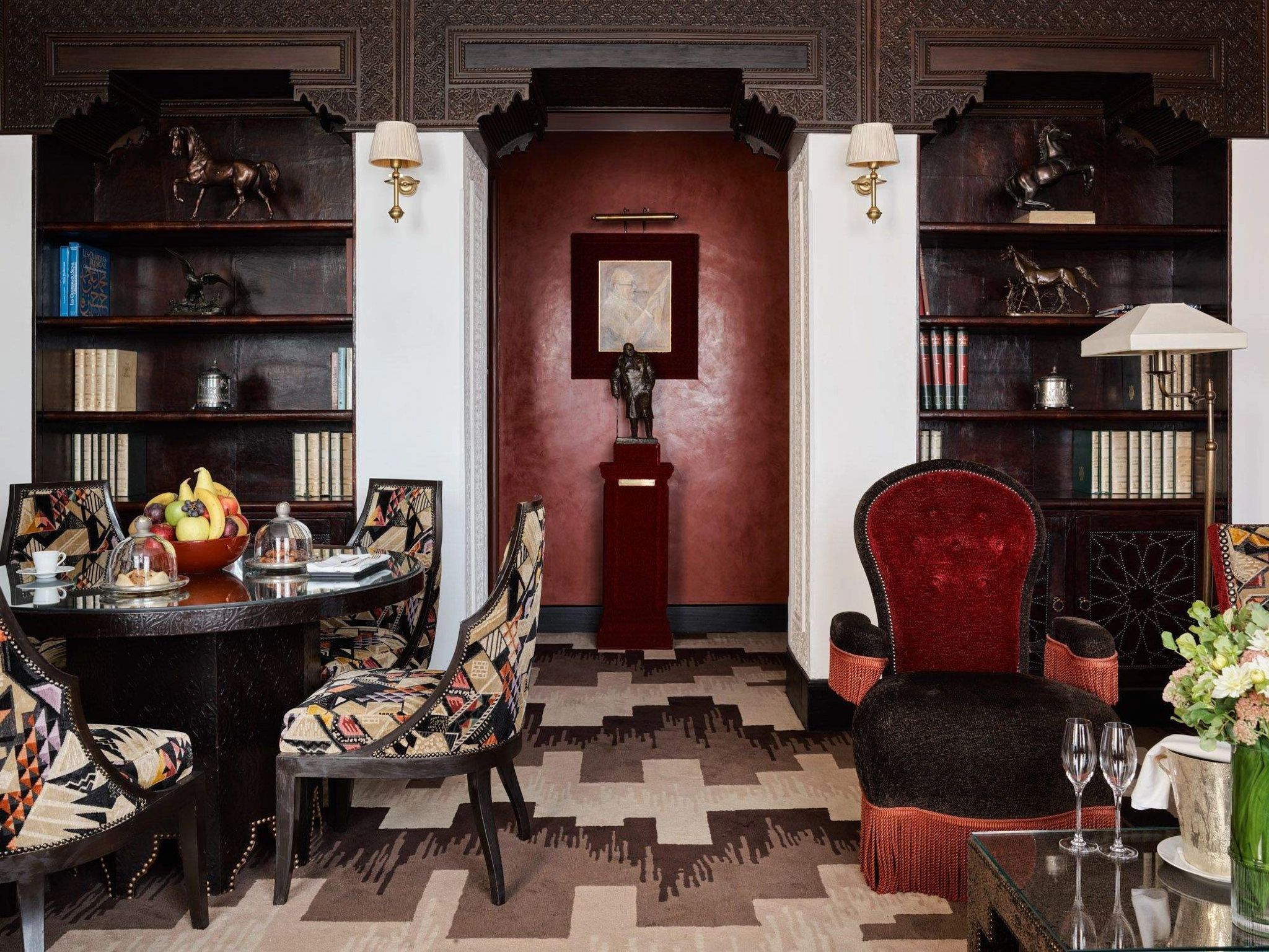 Suite Churchill sala estar churchill - living suite jardins - area estar palace