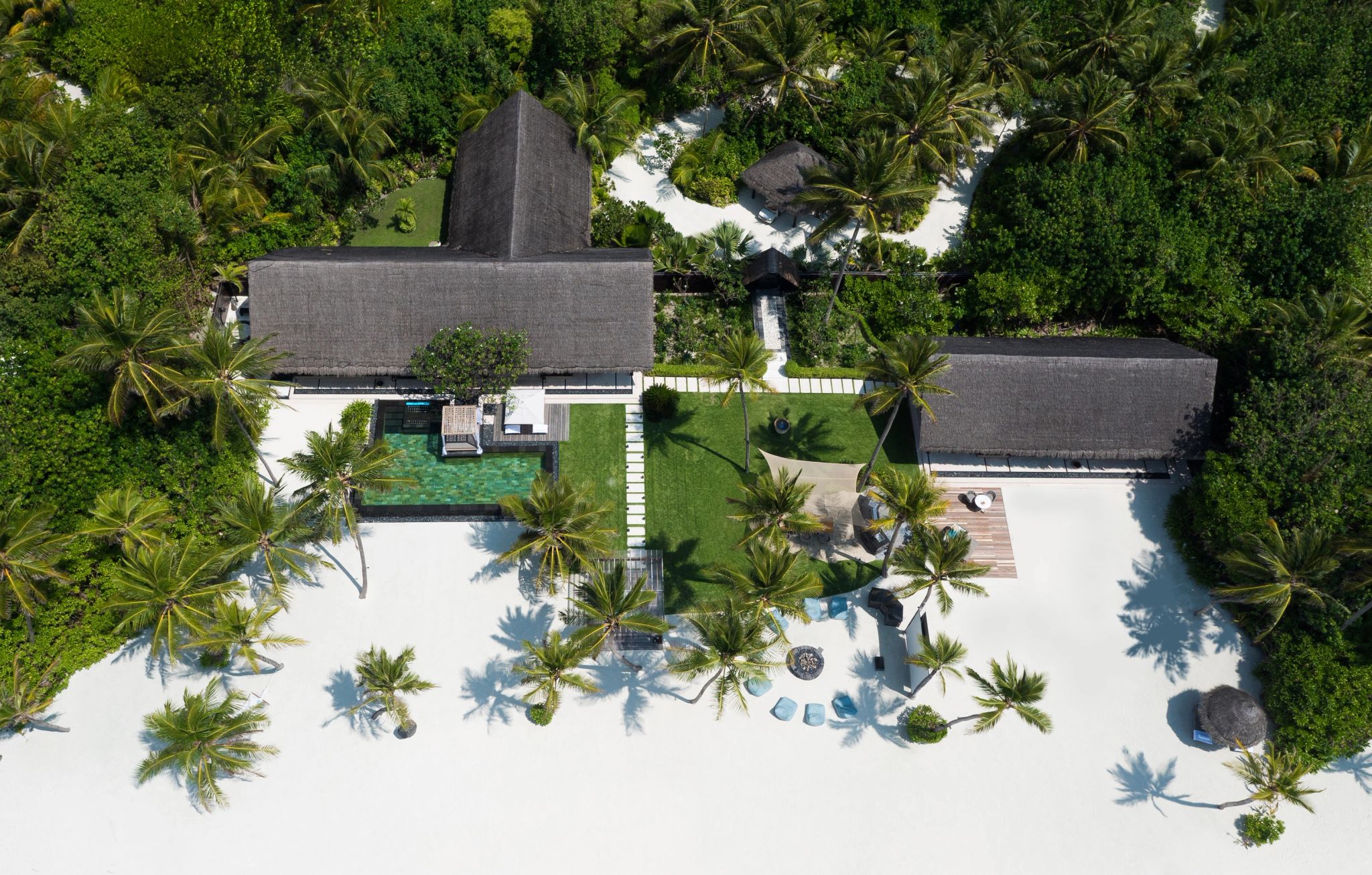 Grand Residence vista aerea - praia privativa - casa para familia