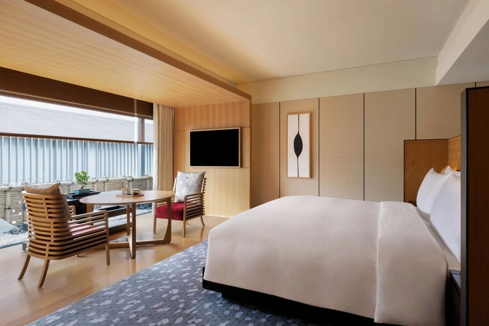 Deluxe Kyoto suite moderna - cama king - vista kyoto