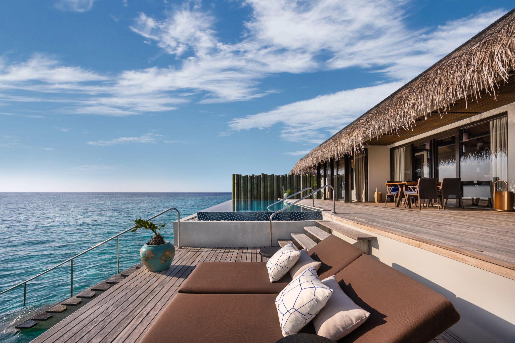 villa nas maldivas – villa privativa – piscina de luxo