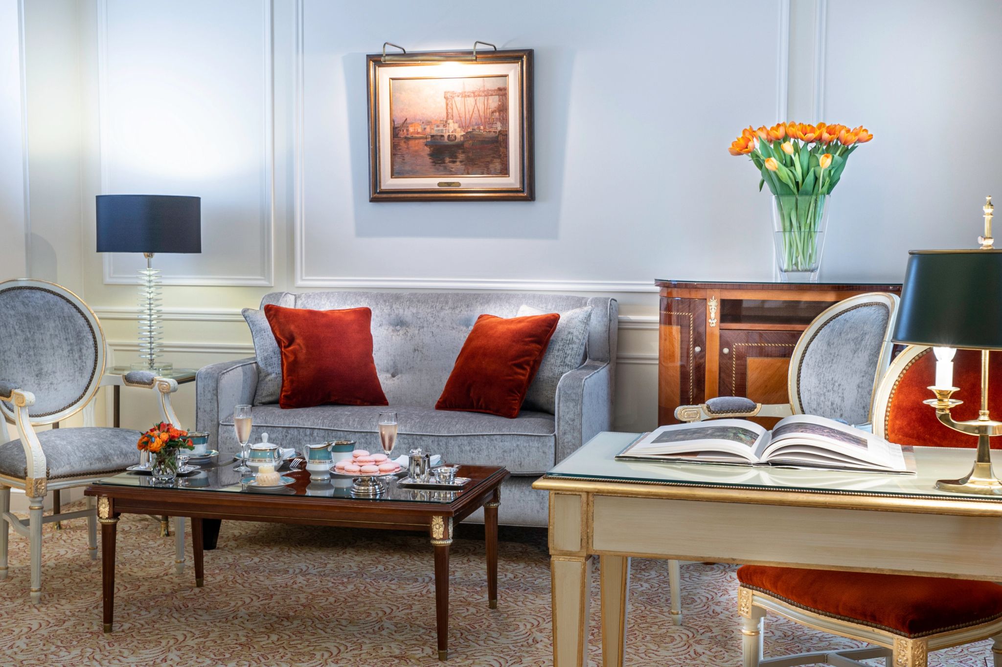 Junior Suite sala chique - sala de estar - sala classica - decoraçao classica