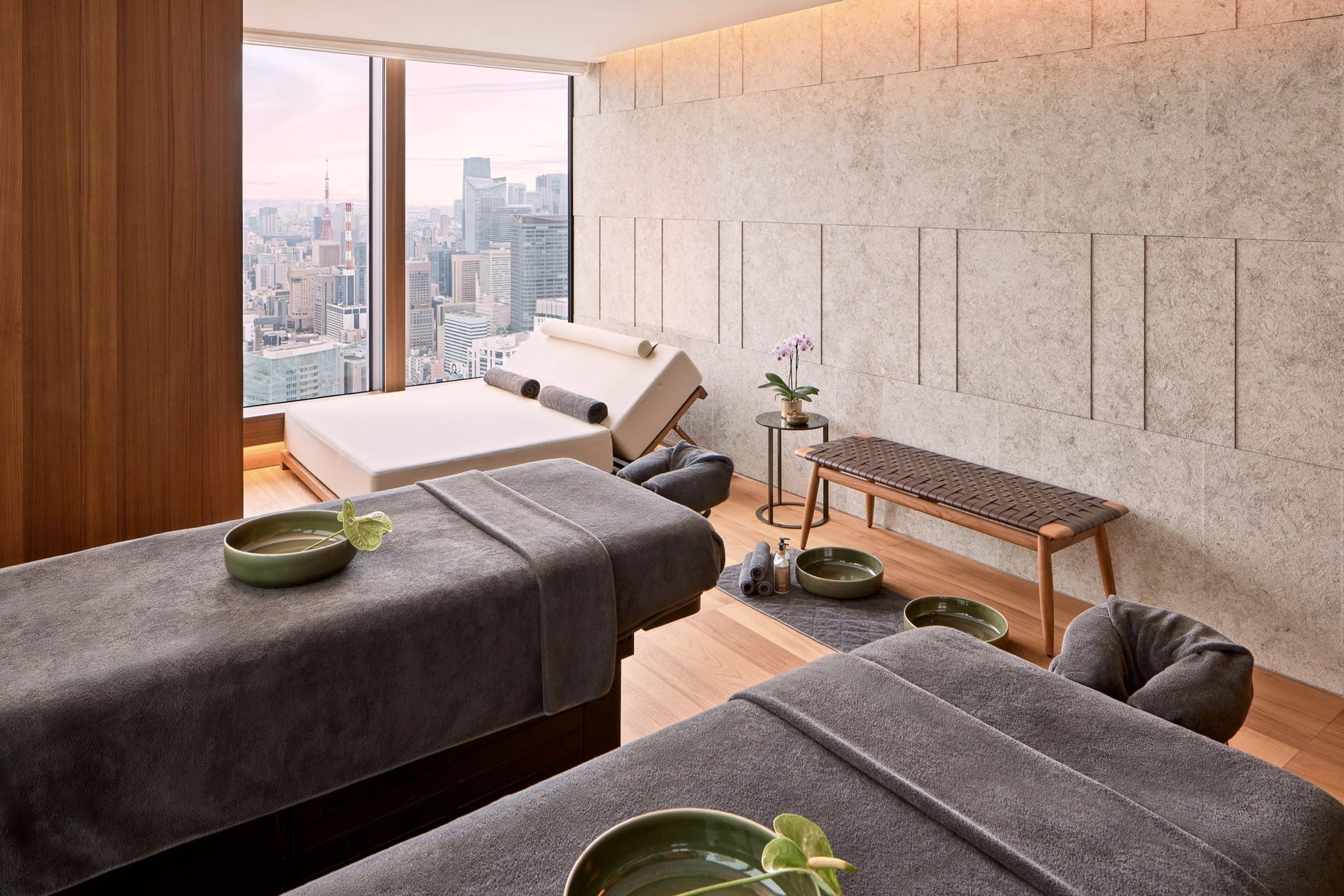 sala tratamentos spa premium - design interior relaxante - hotel luxo