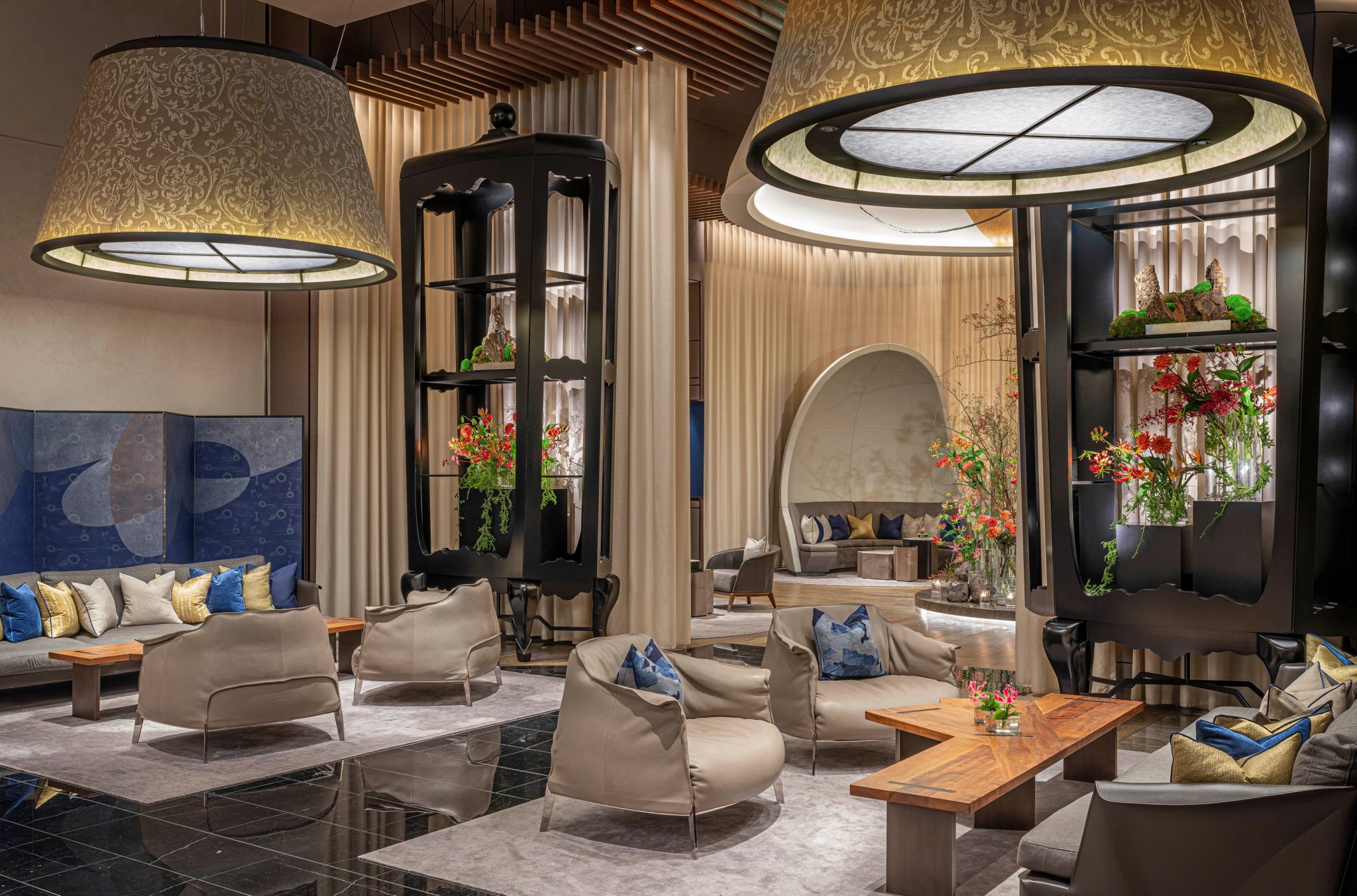 Lobby lobby moderno - lobby de hotel - decoraçao moderna