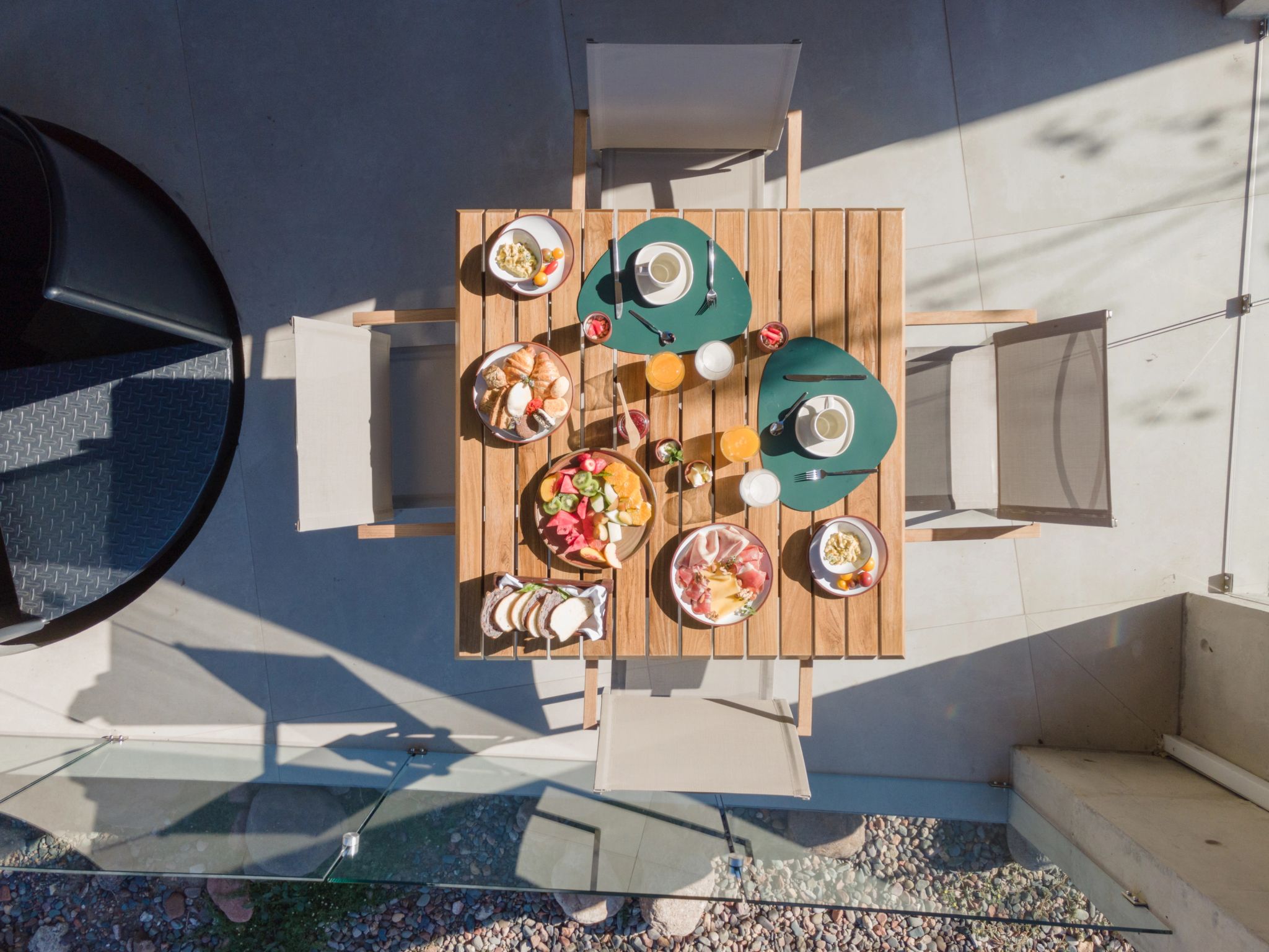 Casa Paucho cafe da manha de hotel - mesa de jantar - vila premium