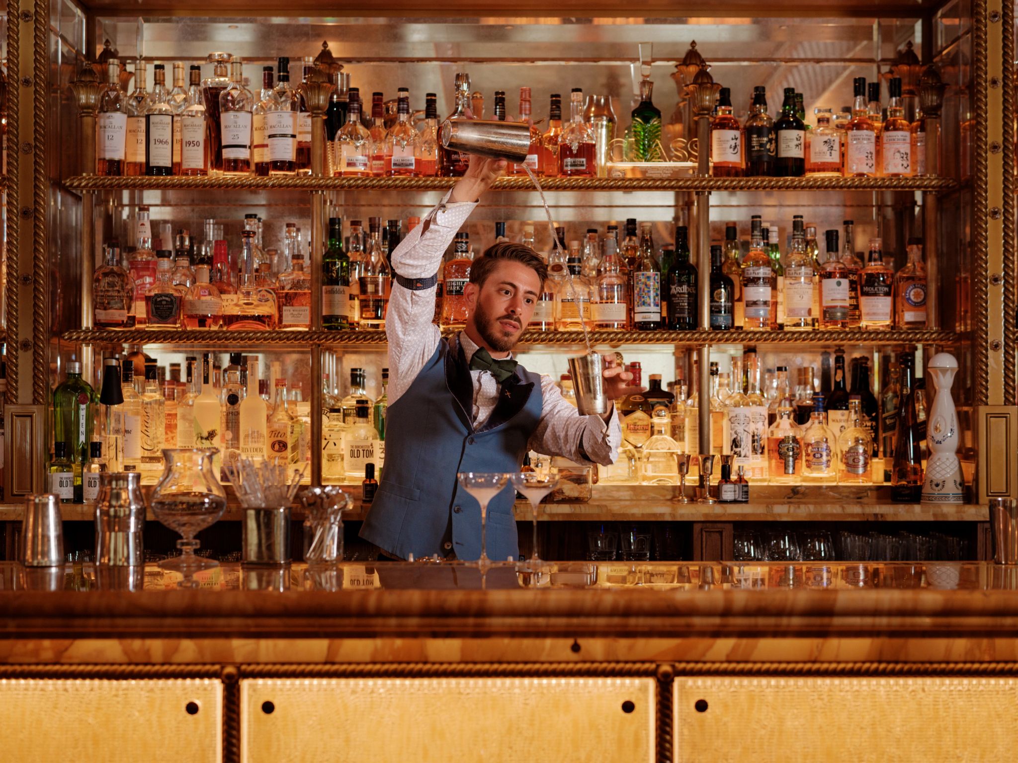 Vesper Bar bartender - coqueteis - vitrine de bebidas