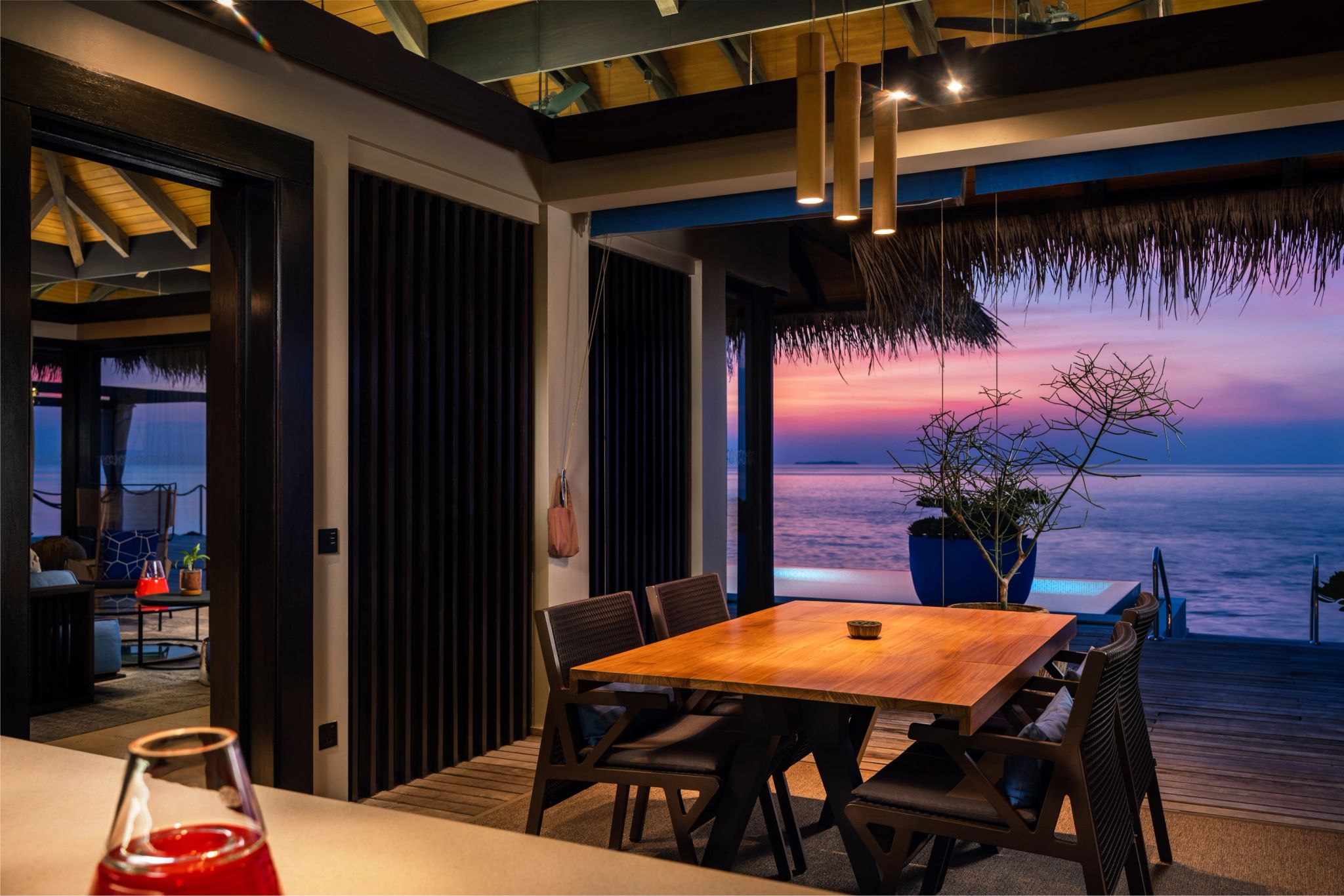 sala de jantar – vista por do sol – area gourmet