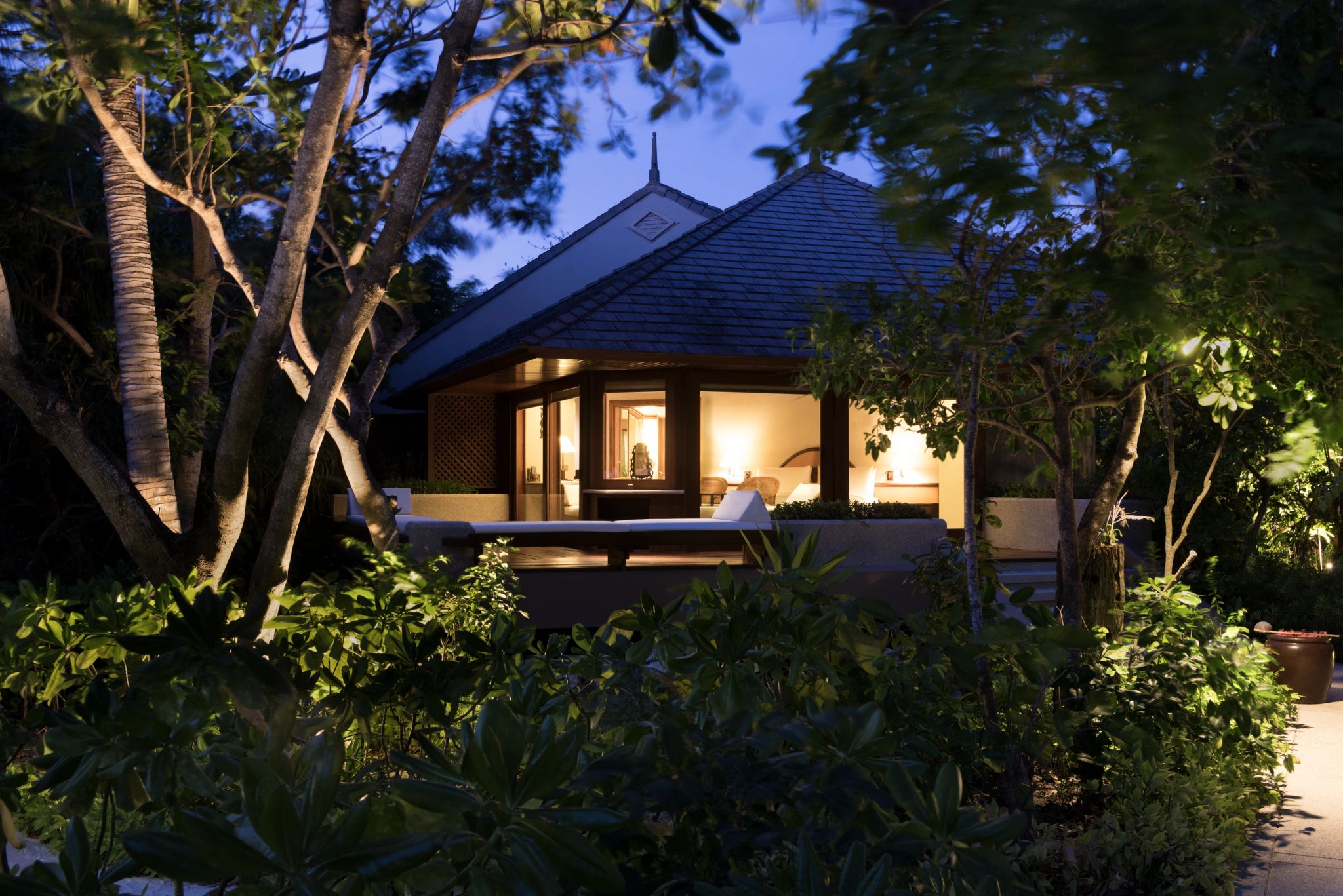 One Bedroom Palawan Villa vila de luxo - destino de natureza - area externa - terraço privativo