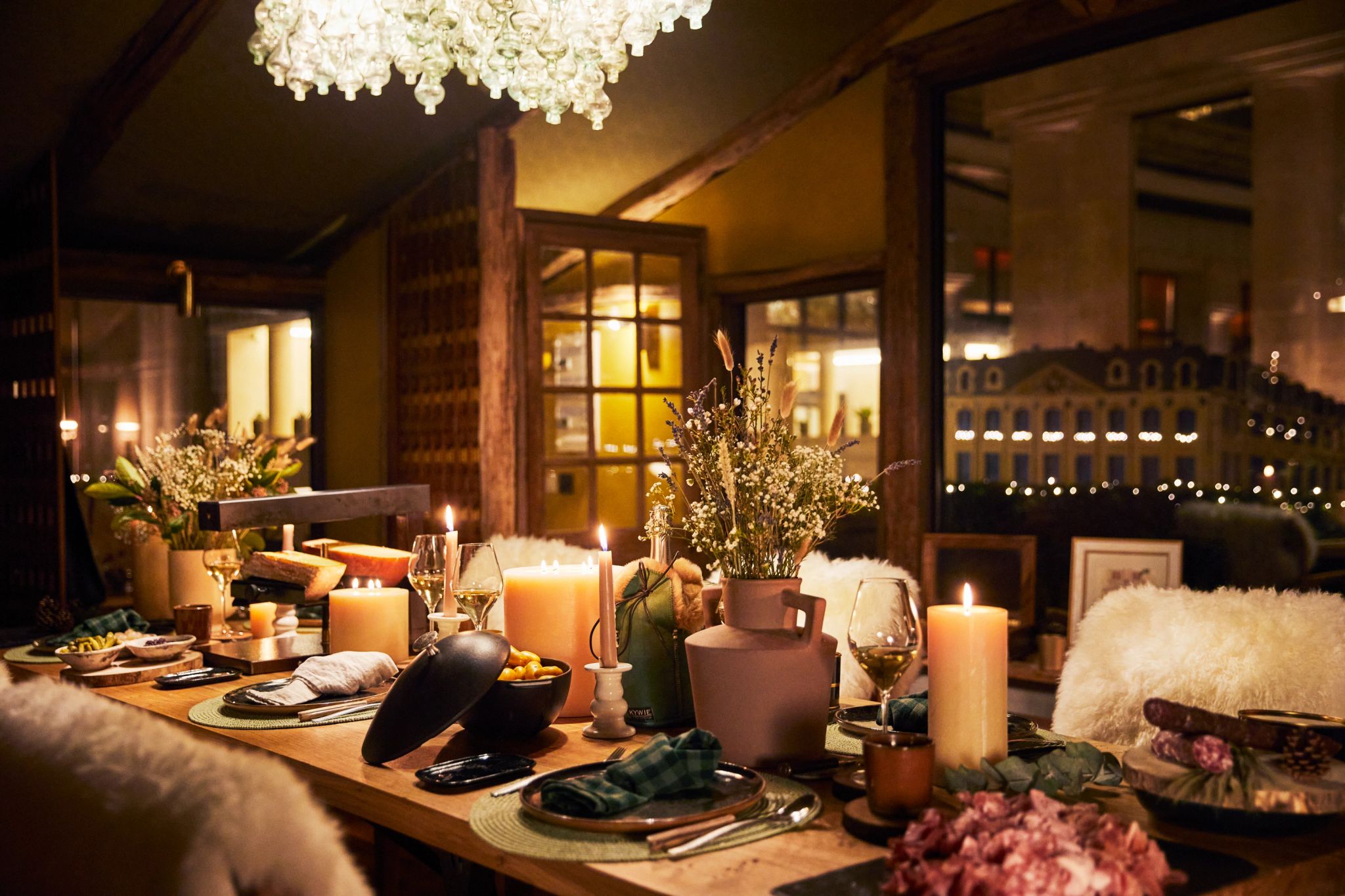 Chalet du Park de Jean-François Rouquette mesa decorativa - mesa de jantar - jantar privativo