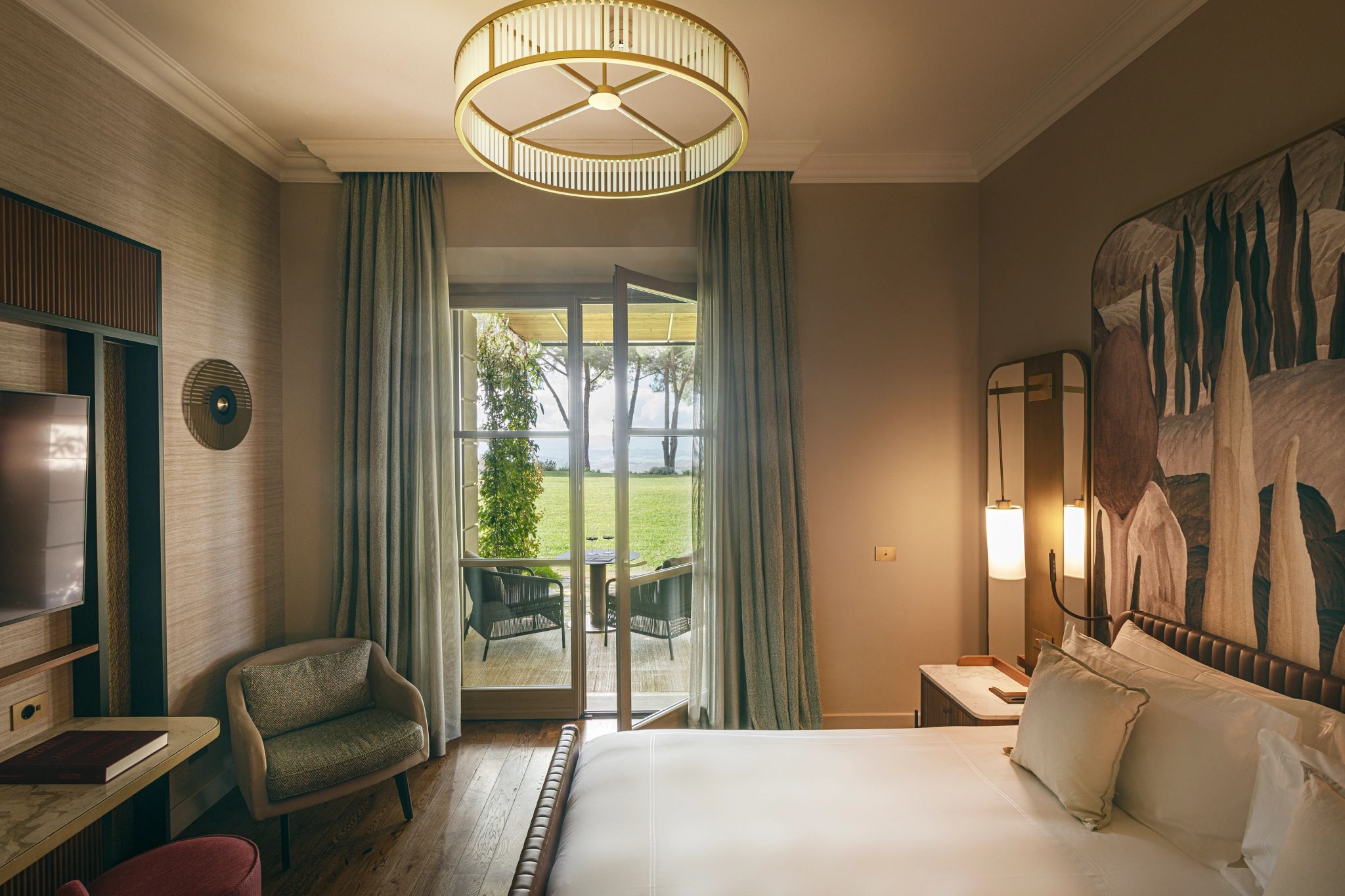 Deluxe Dolcevita quarto com vista - quarto vista campo - quarto de luxo