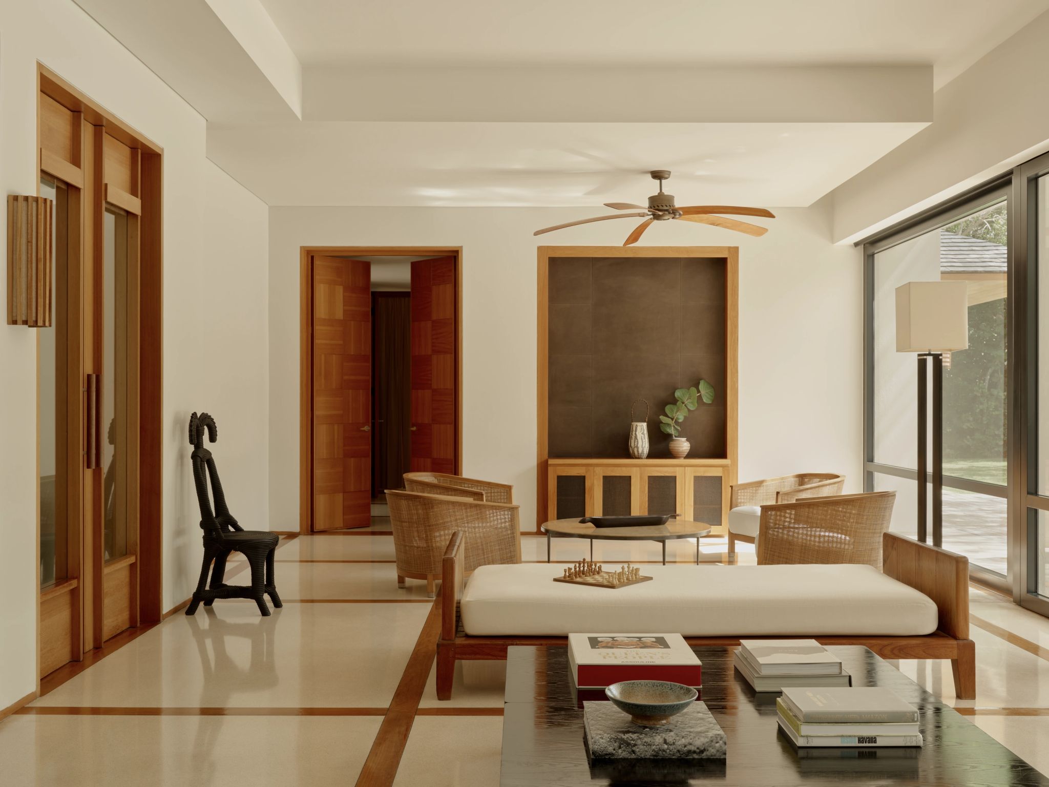 Two Bedroom Pool Villa vila privativa - sala de estar - decoracao moderna