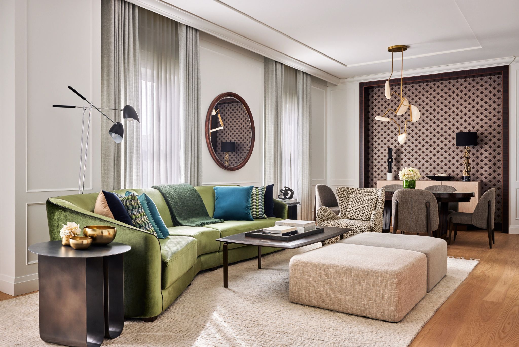 Rosewood Suite sala de estar - decoraçao elegante – sala suite