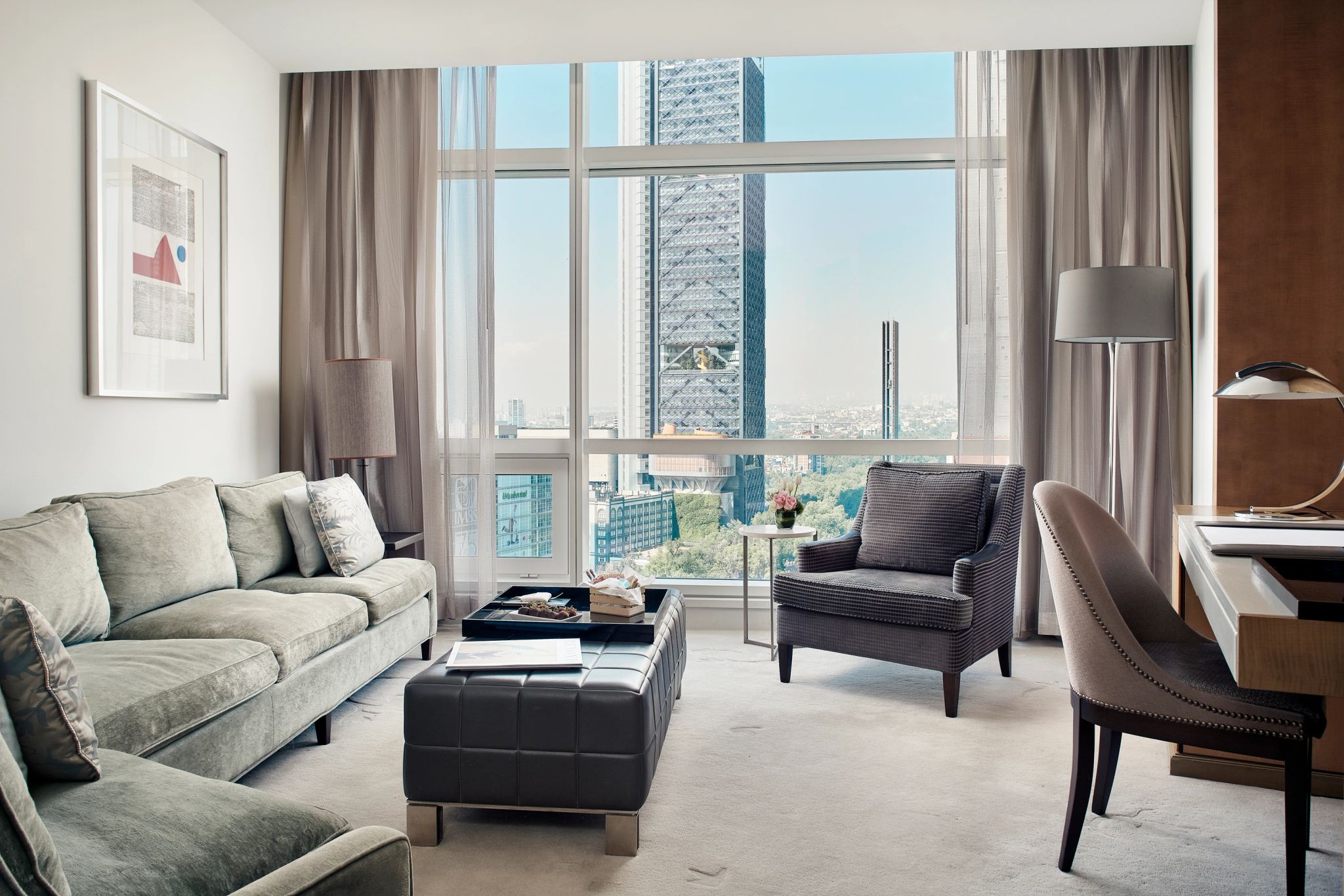 sala de estar - suite com vista- luxo