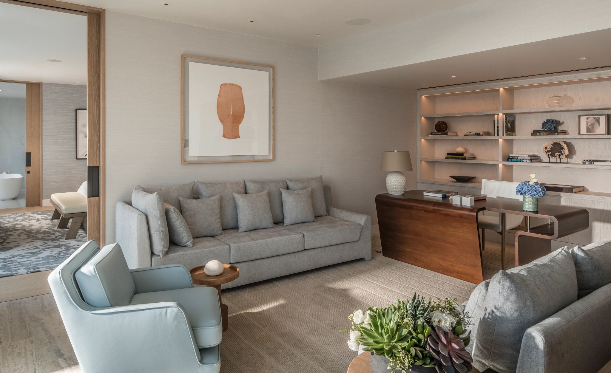 Arion Presidential Suite sala de estar - sala de estudos - suite com sala