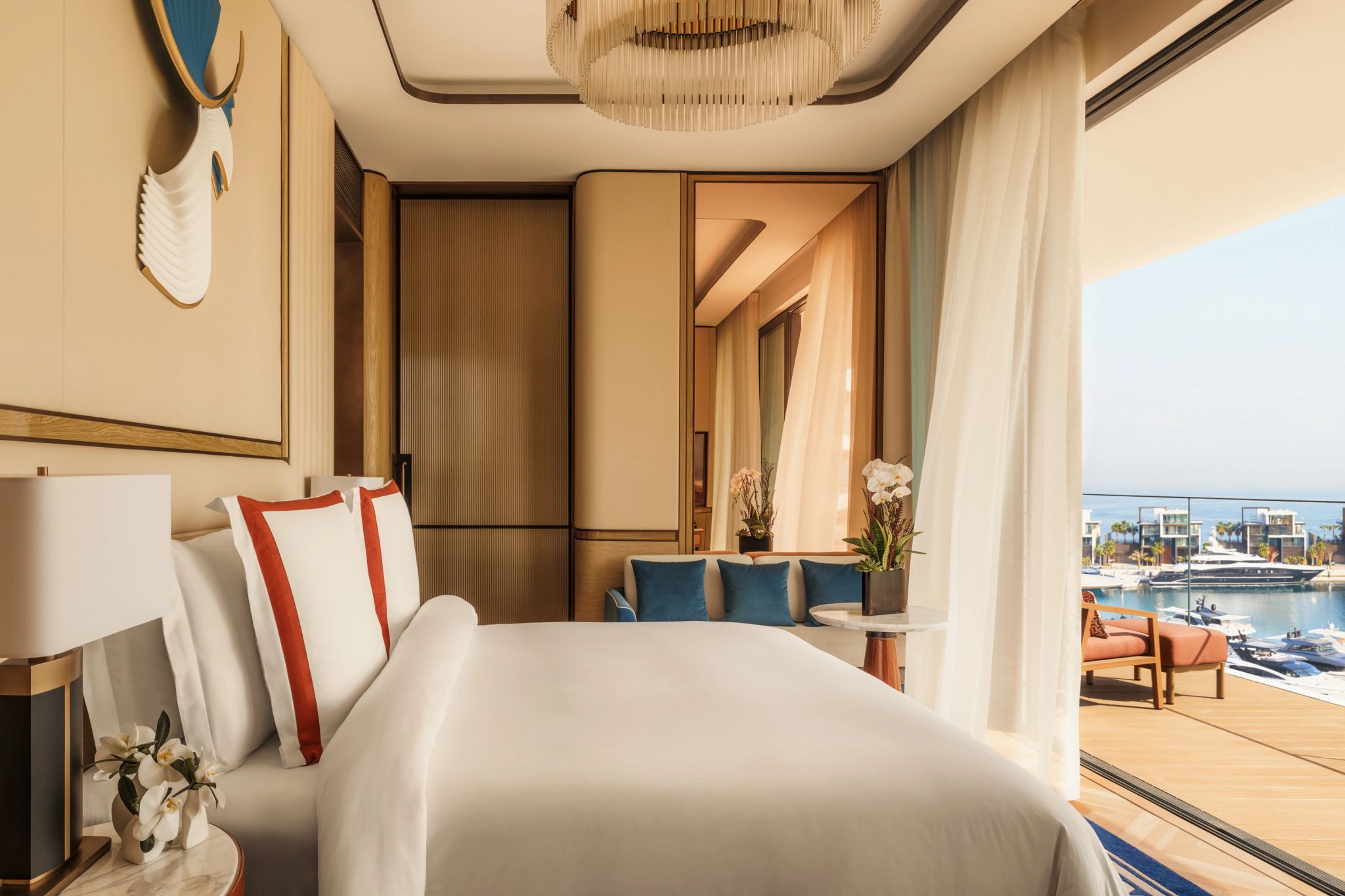 cama de casal - decoracao moderna - vista marina